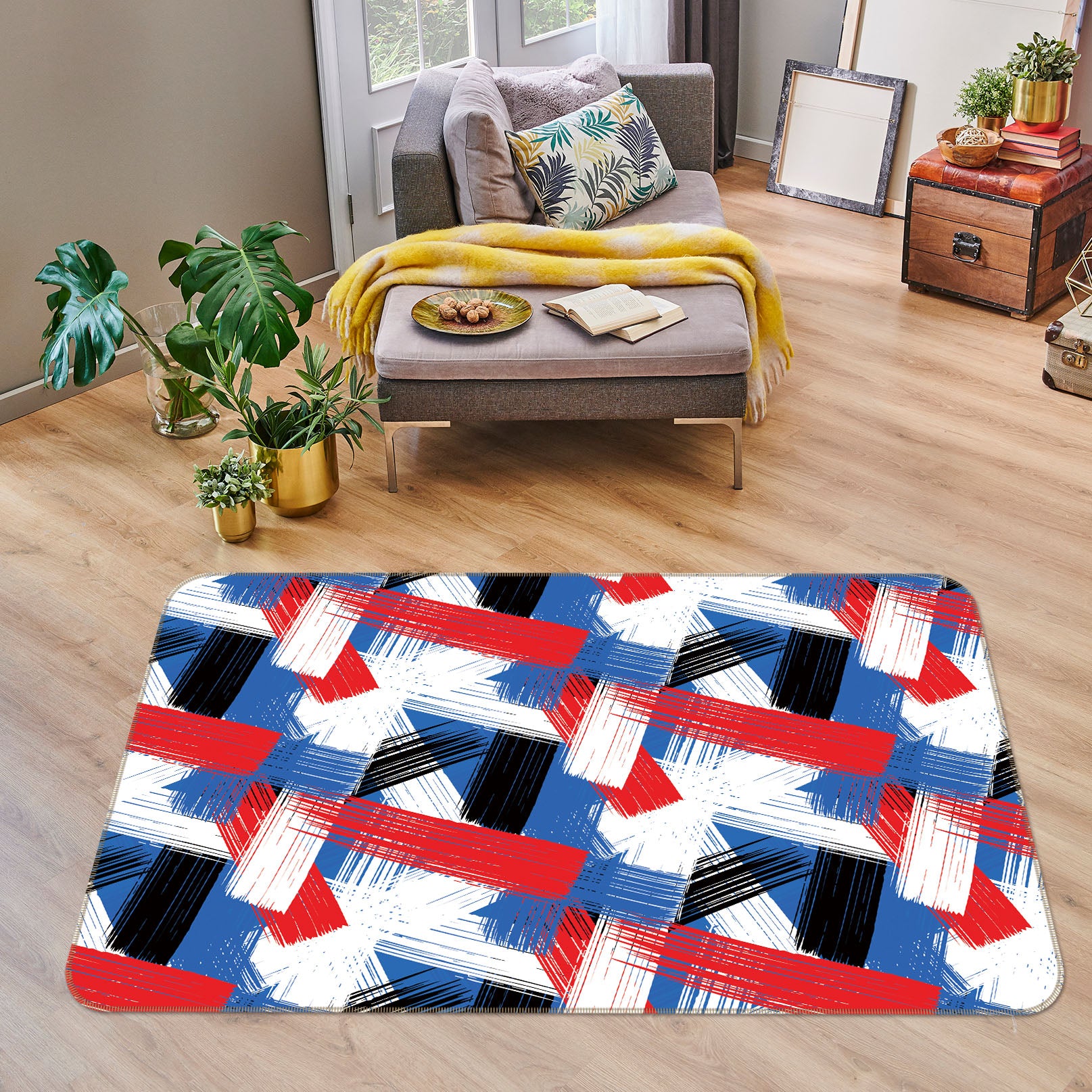3D Pattern 35040 Non Slip Rug Mat