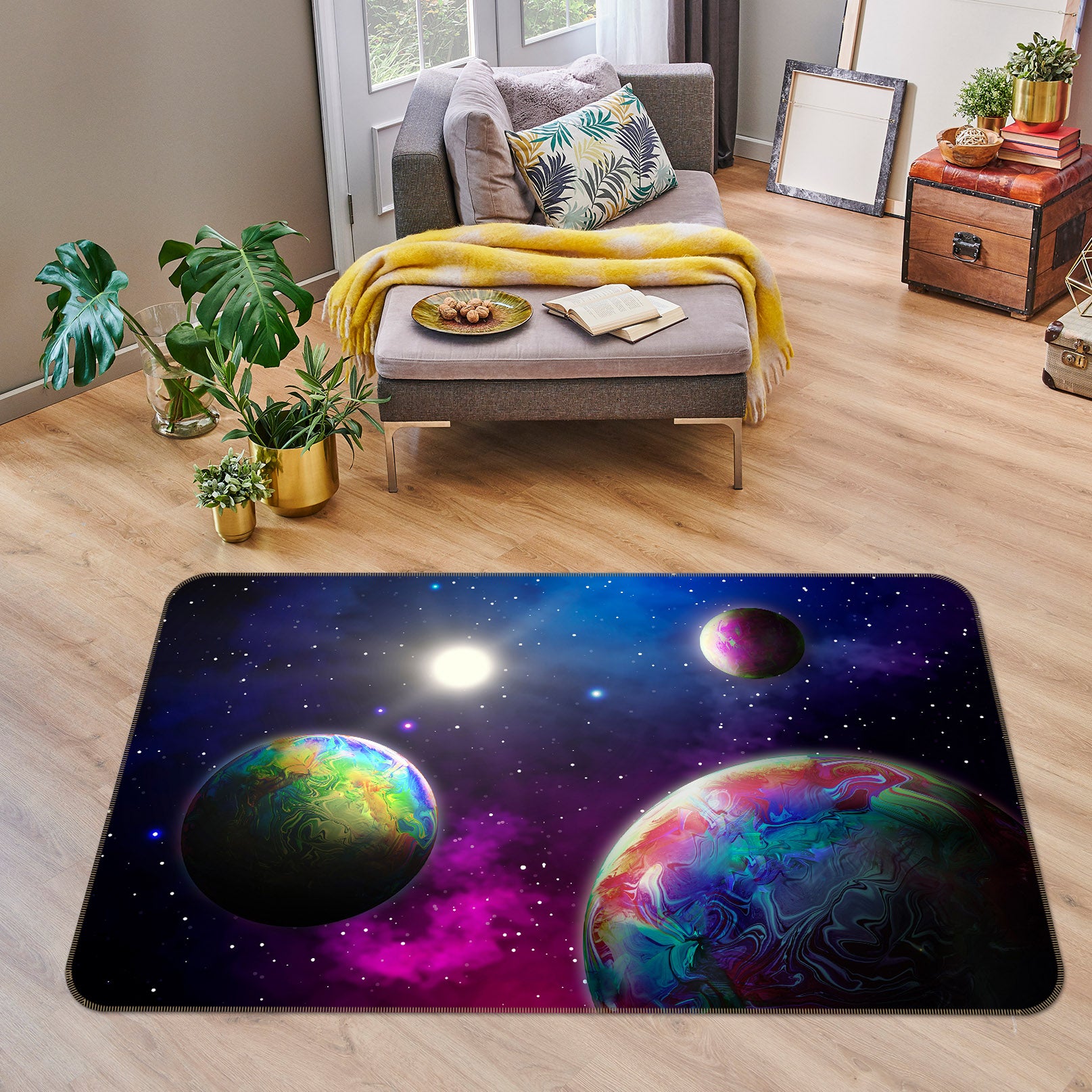 3D Planet 30191 Non Slip Rug Mat