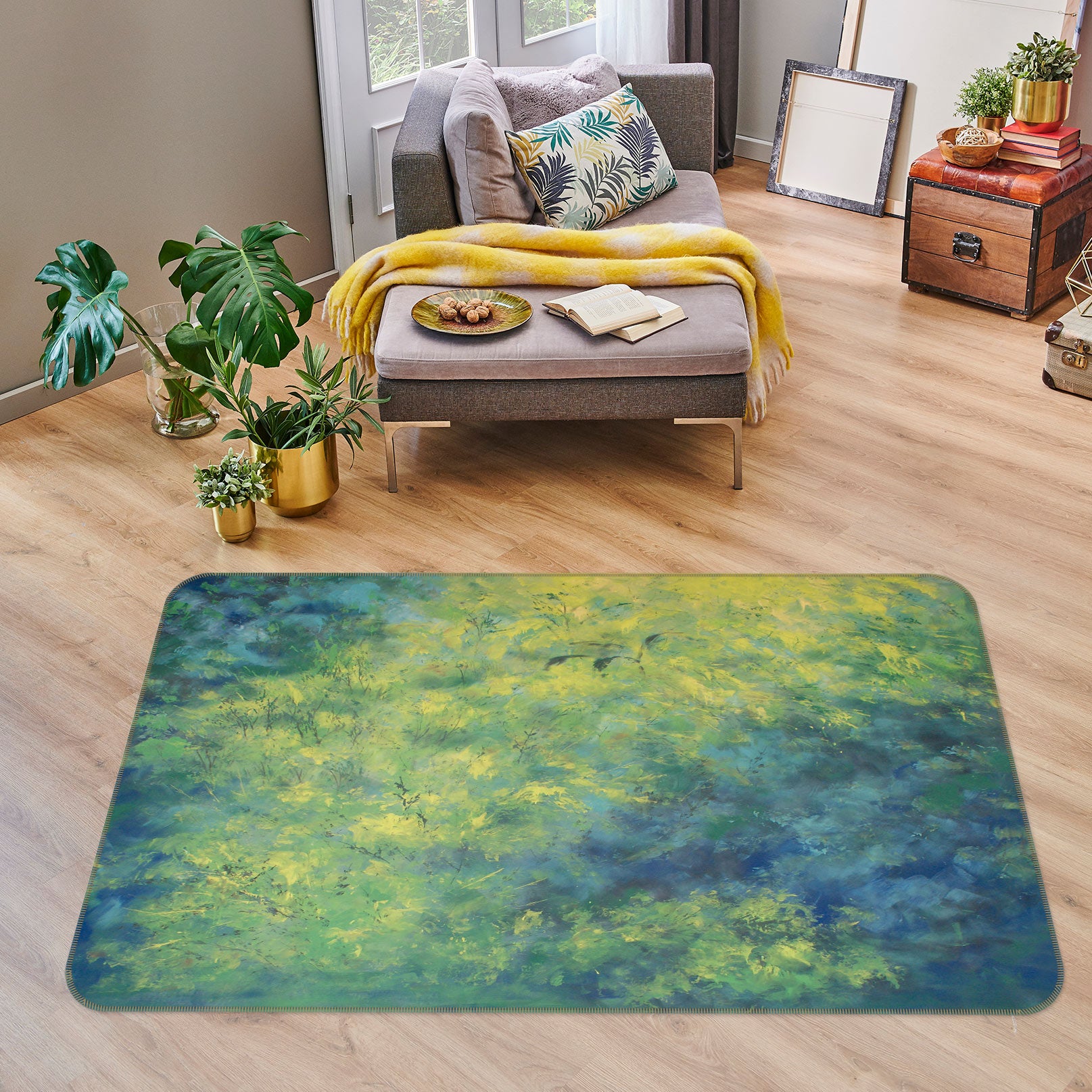 3D Foliage 75203 Non Slip Rug Mat