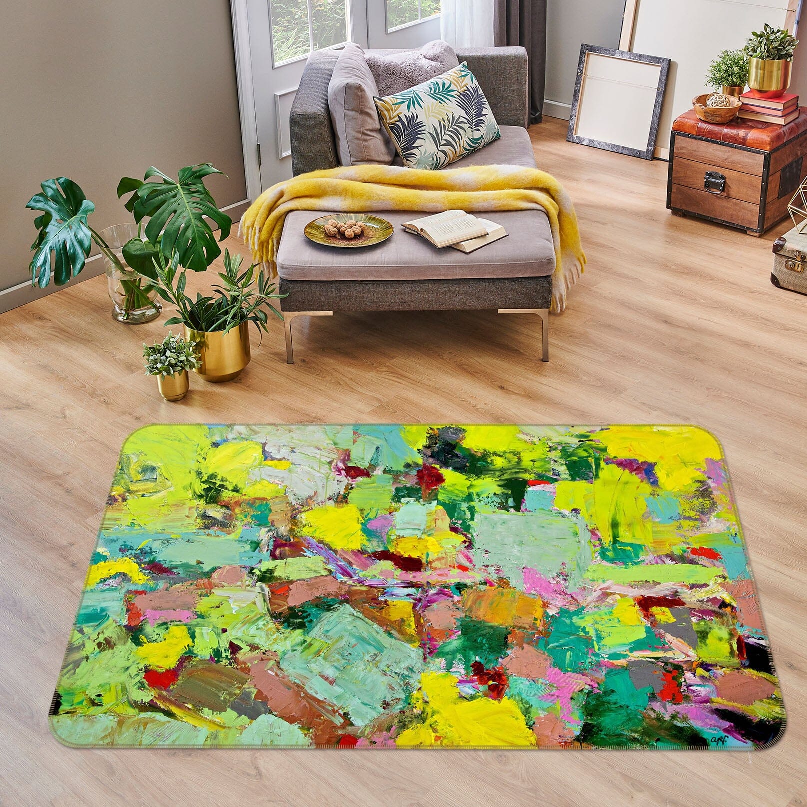 3D Summer Lotus Pond 1068 Allan P. Friedlander Rug Non Slip Rug Mat Mat AJ Creativity Home 