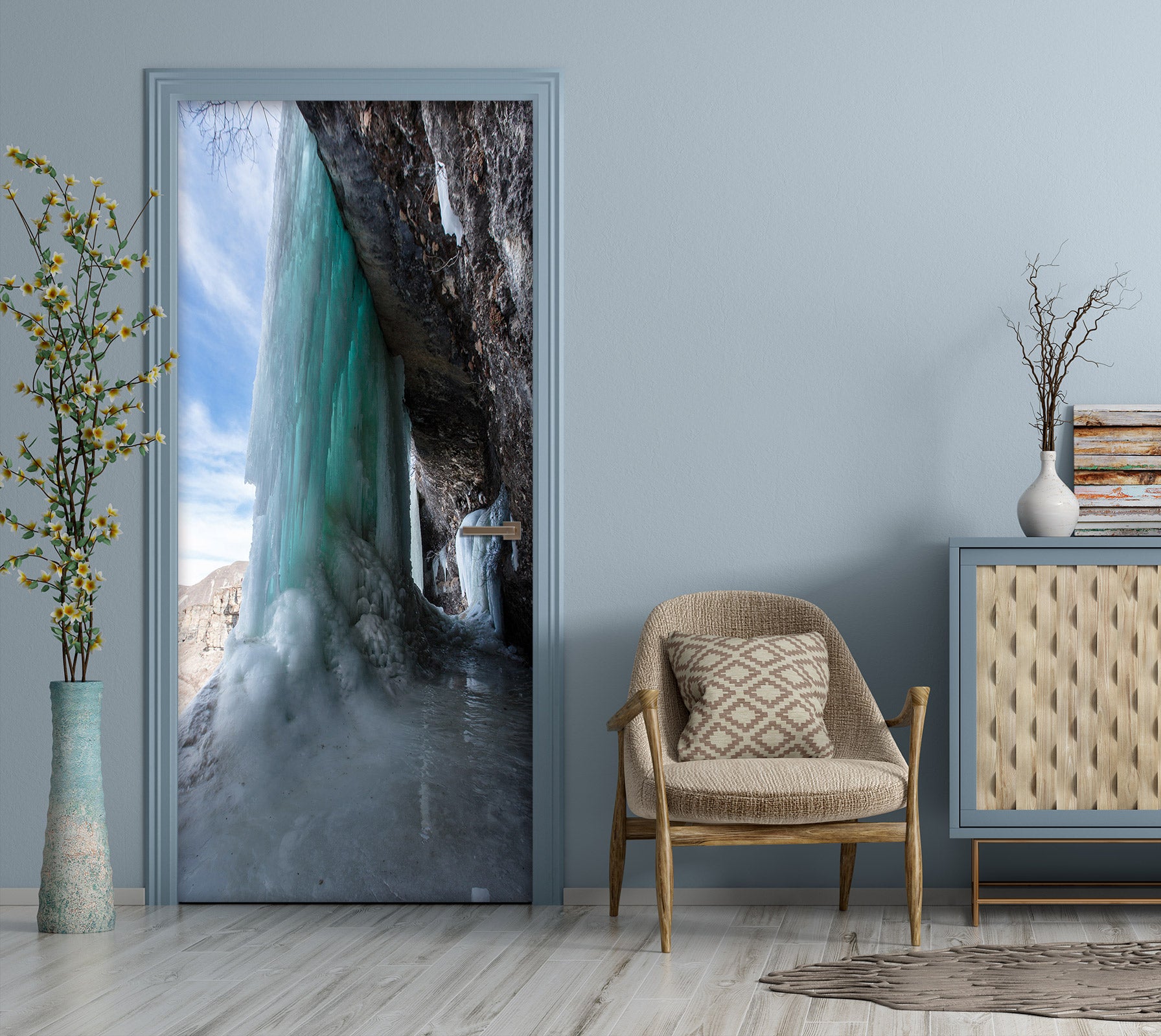 3D Glacier 24177 Door Mural