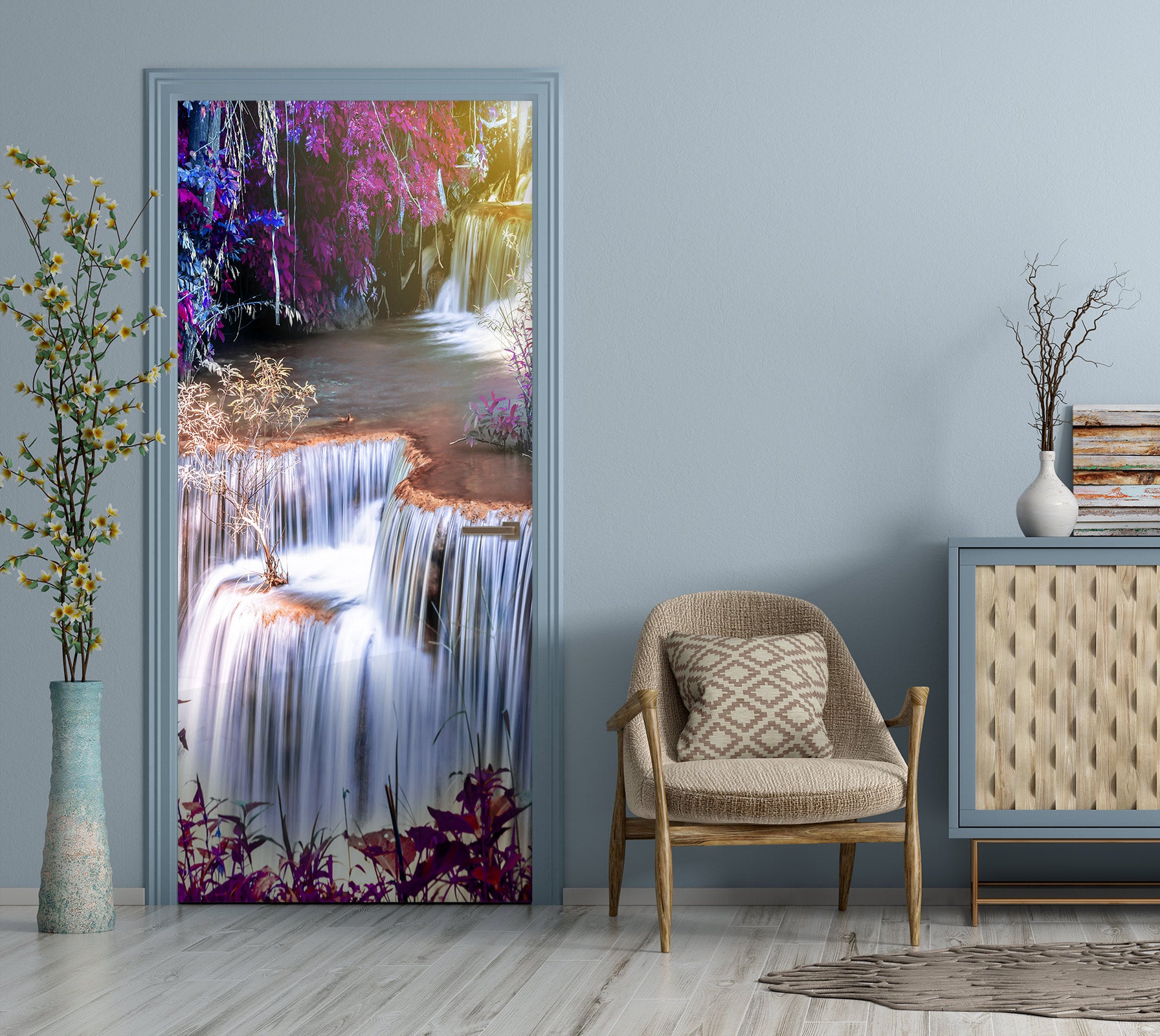 3D Waterfall 24147 Door Mural