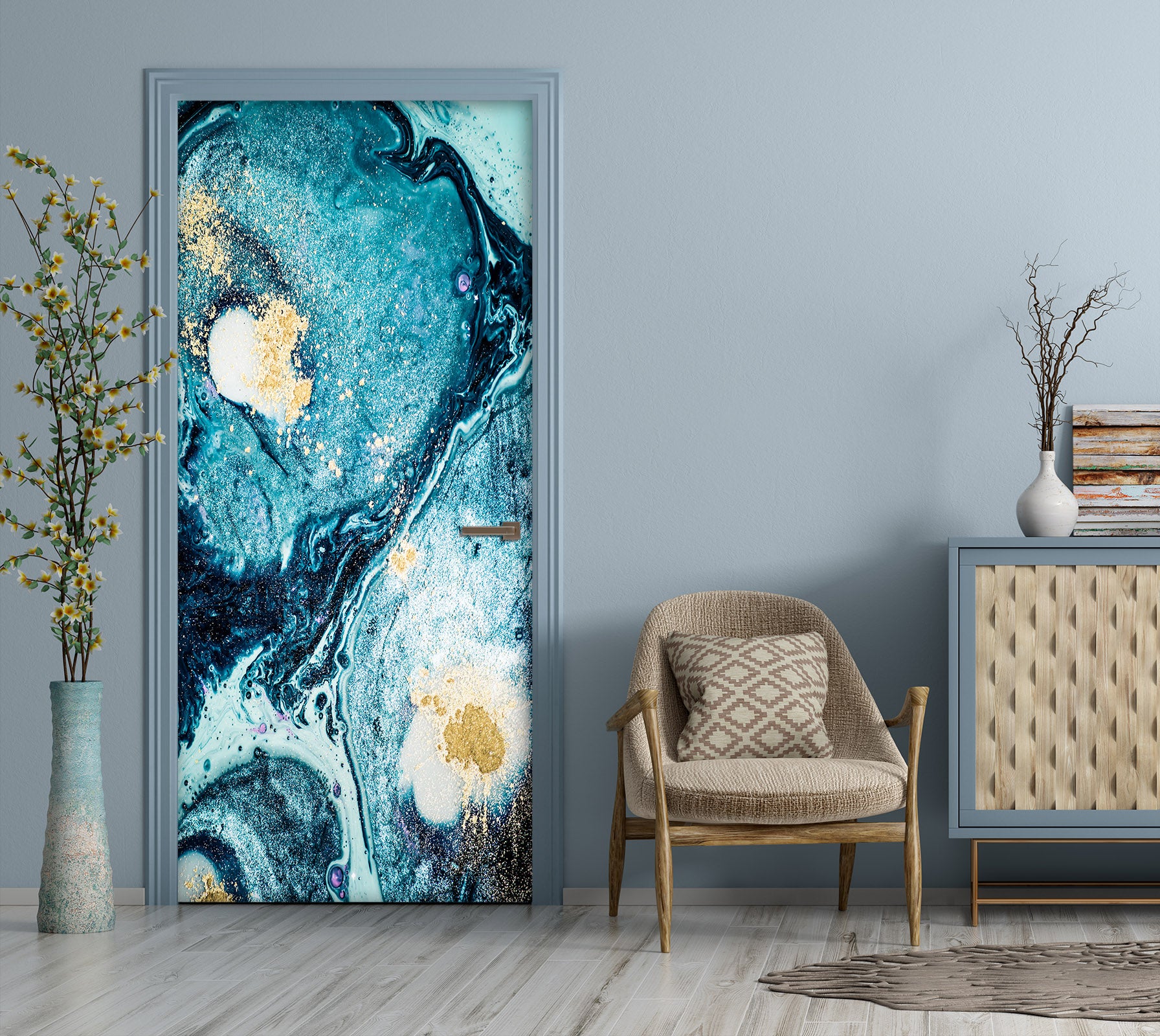 3D Texture 25154 Door Mural