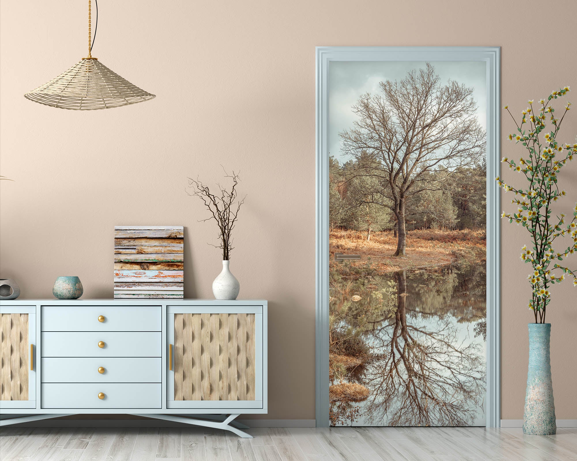 3D Forest Creek 5133 Assaf Frank Door Mural