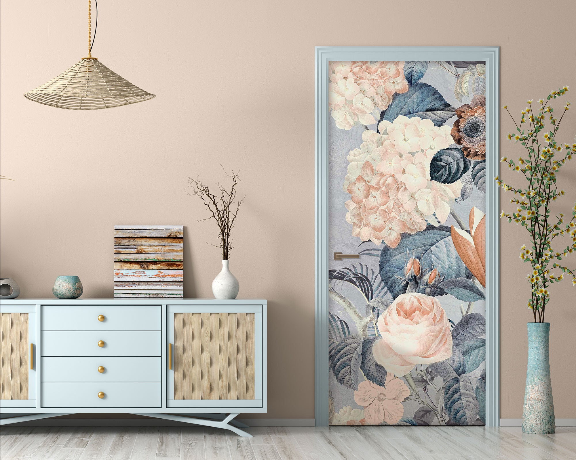 3D Flower Bush 11911 Andrea Haase Door Mural