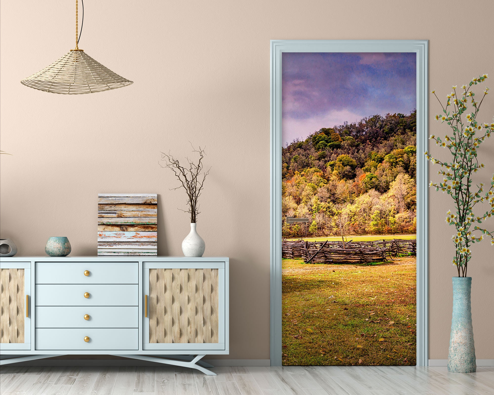 3D Lawn Woods 107170 Beth Sheridan Door Mural