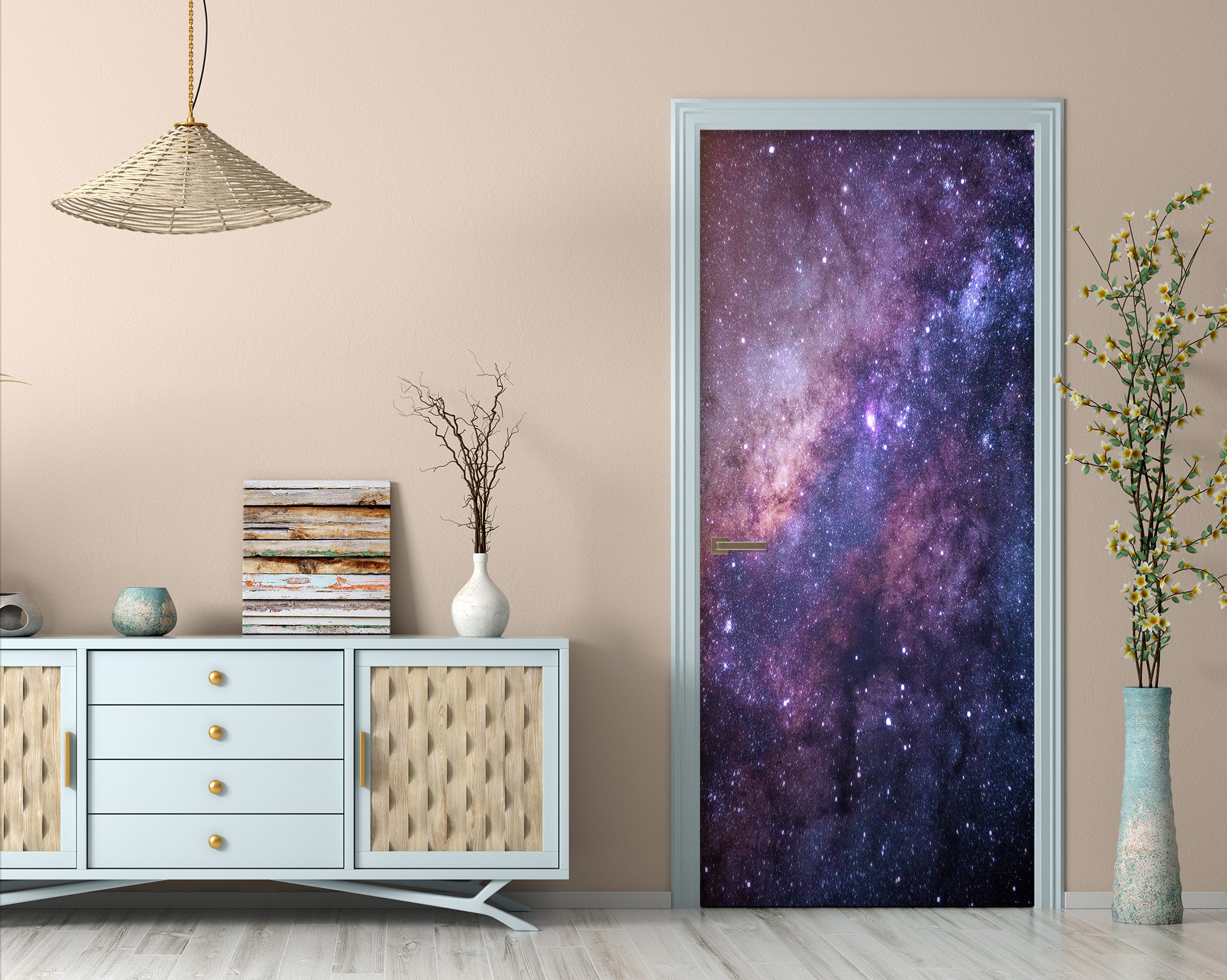 3D Starry Sky 25054 Door Mural