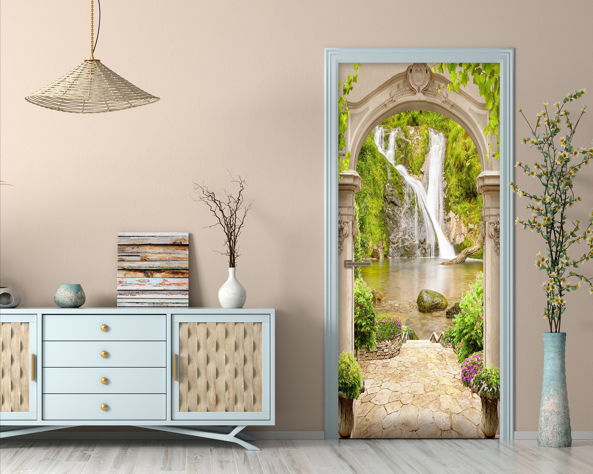 3D Landscape 22112 Door Mural