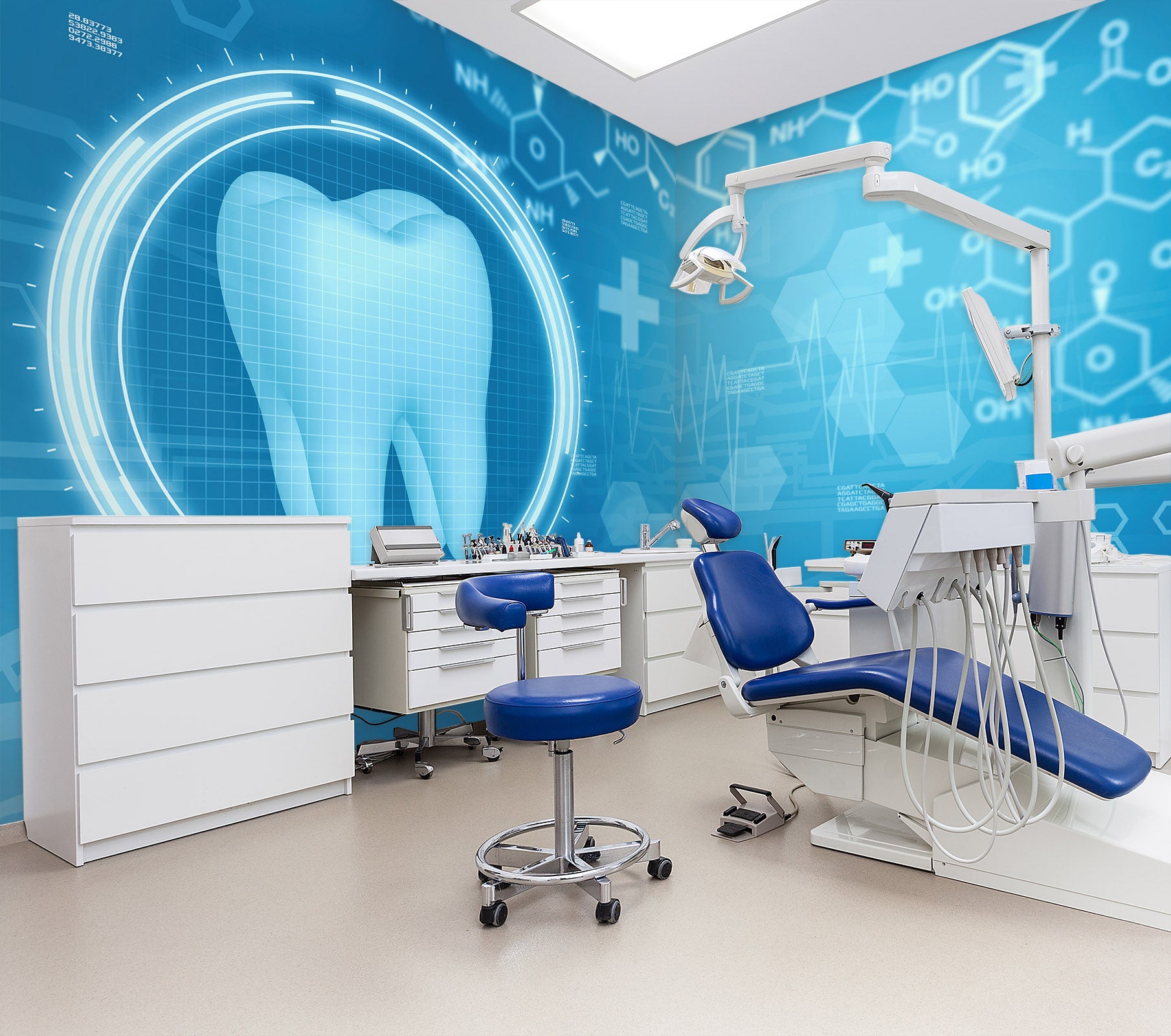 3D Dental Examination 331 Wall Murals
