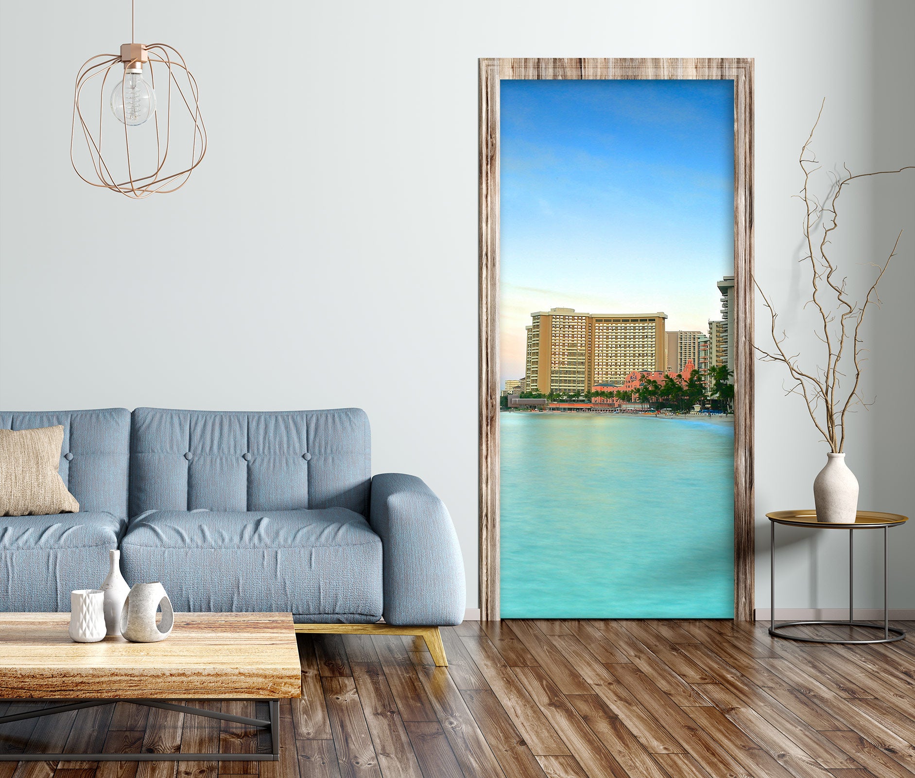 3D Sea Building 11117 Kathy Barefield Door Mural