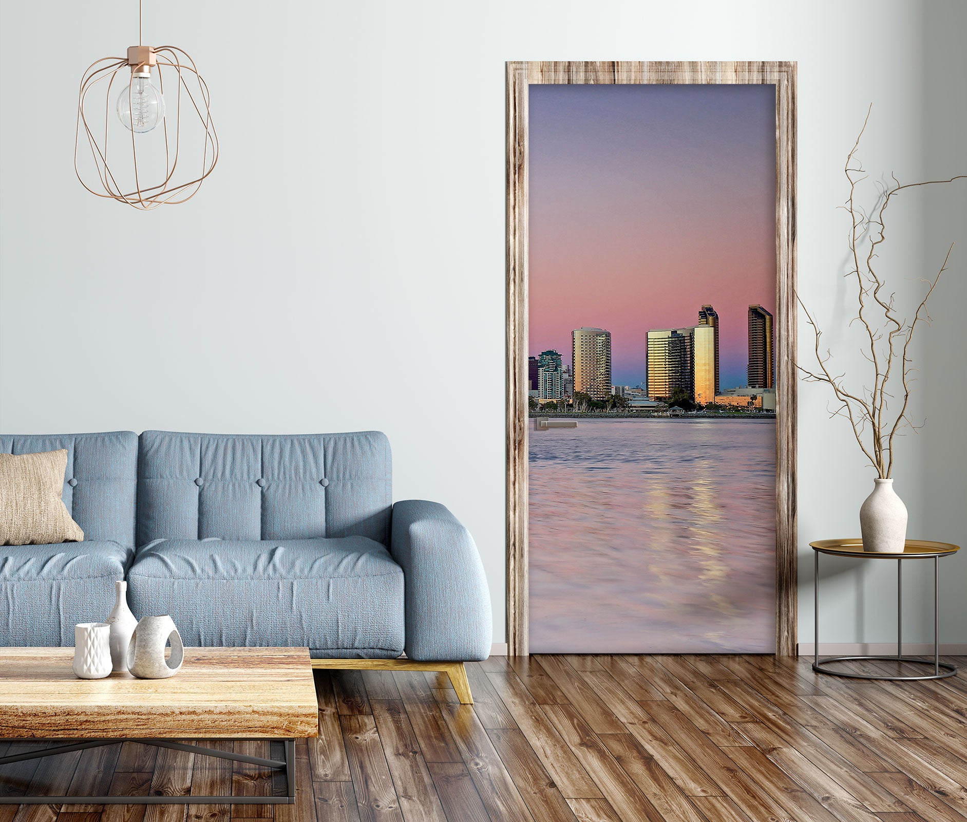 3D Building Harbor 110219 Kathy Barefield Door Mural