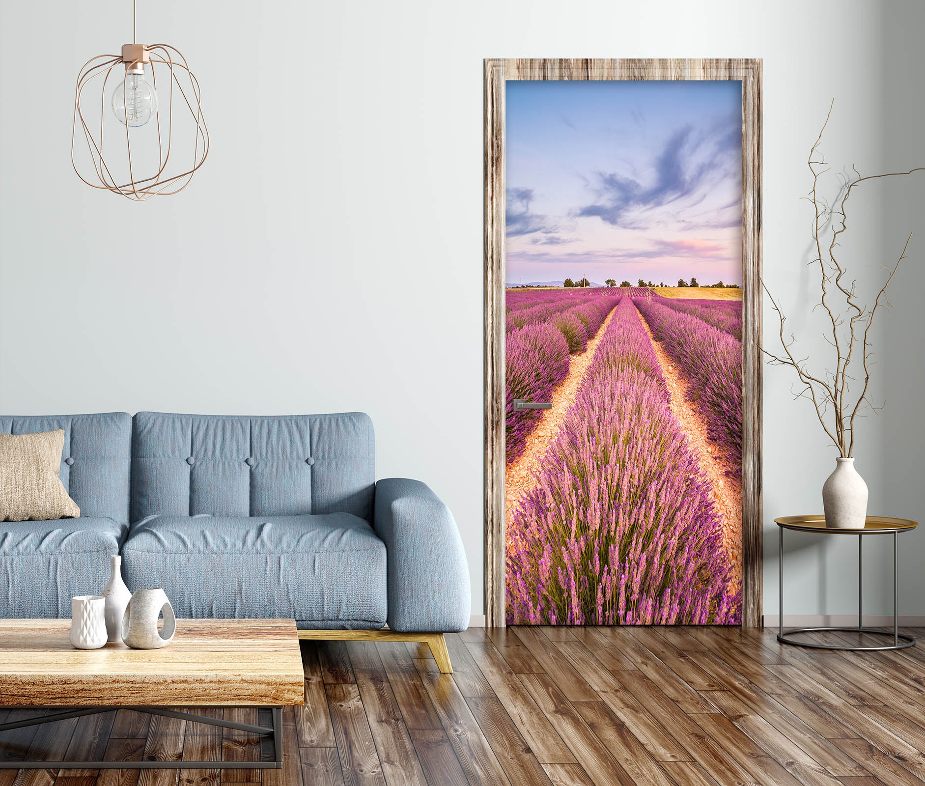 3D Flower Bush 25142 Door Mural