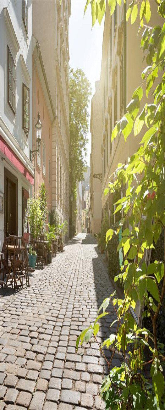 3D sinomenine sunbeam neighbourhood door mural Wallpaper AJ Wallpaper 