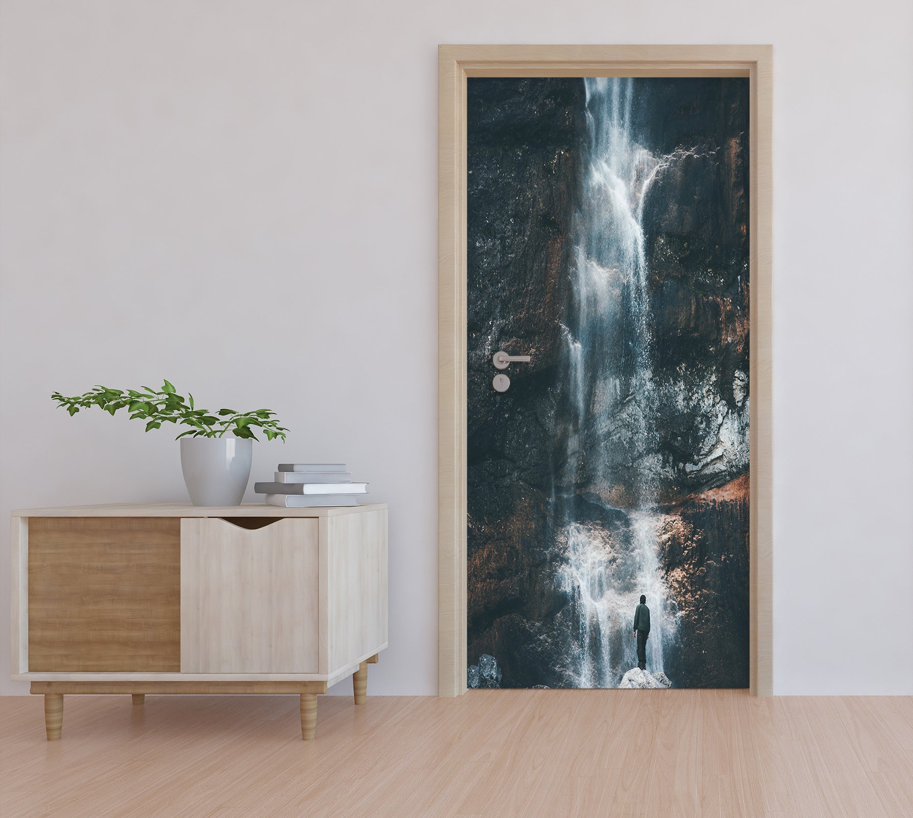 3D Waterfall 24118 Door Mural