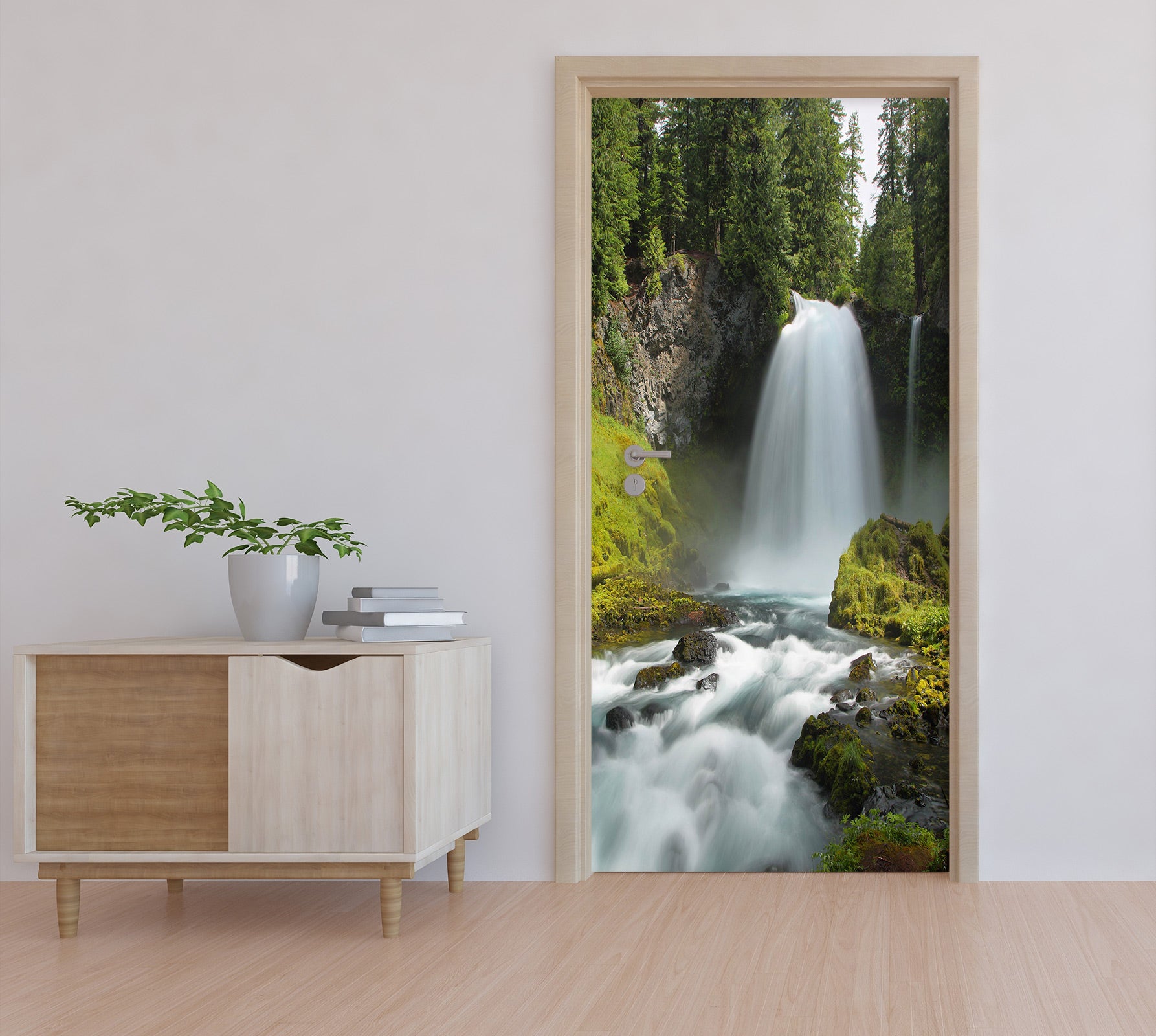 3D Waterfall 23011 Door Mural