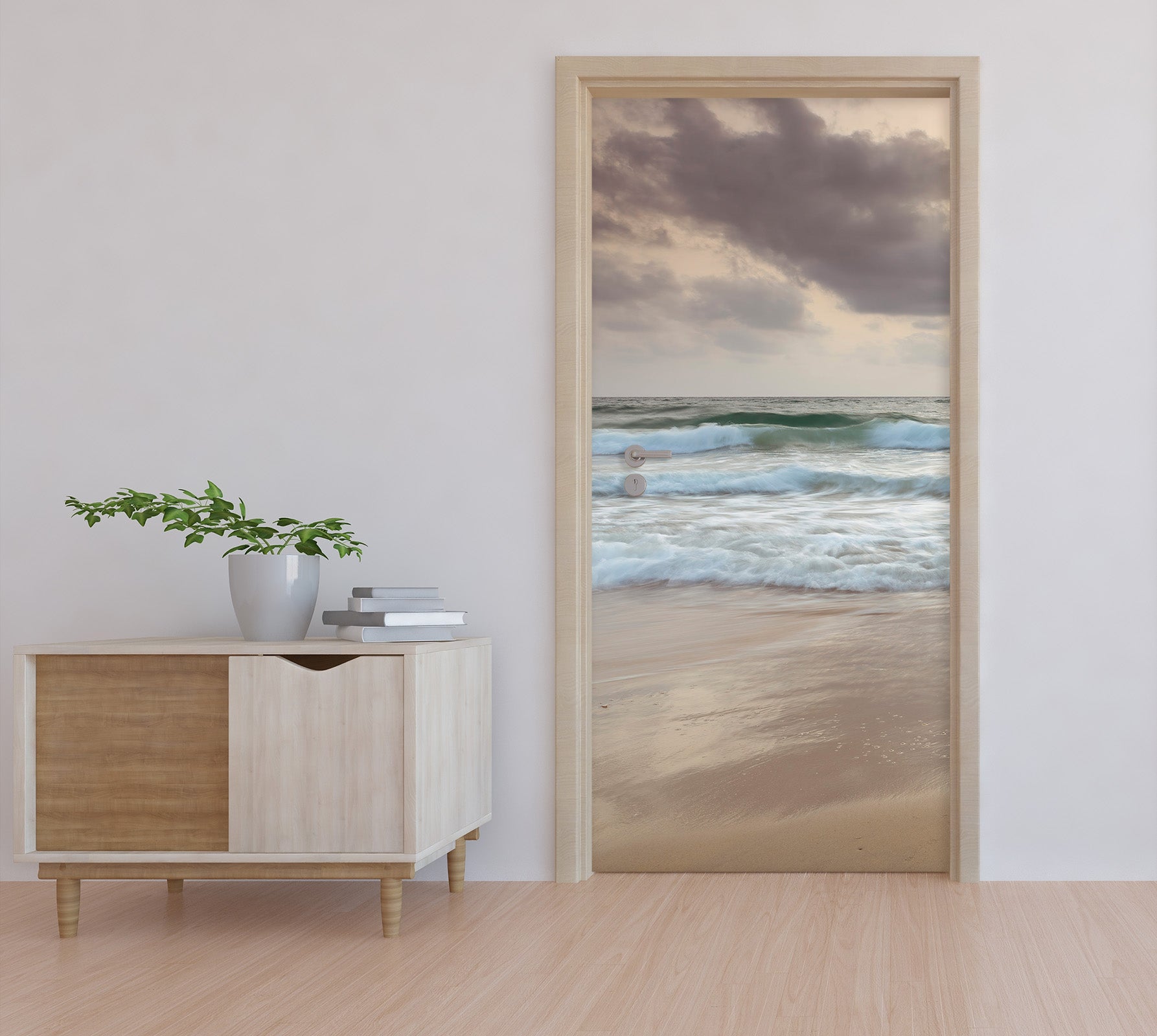 3D Beach 106111 Assaf Frank Door Mural