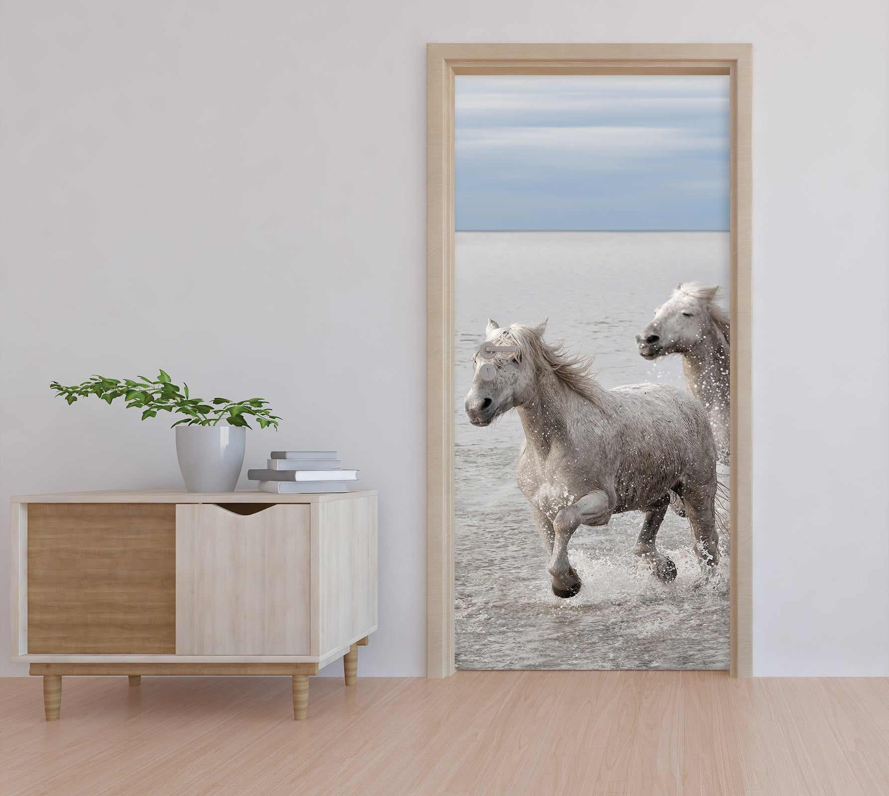 3D Running Horse 12274 Marco Carmassi Door Mural