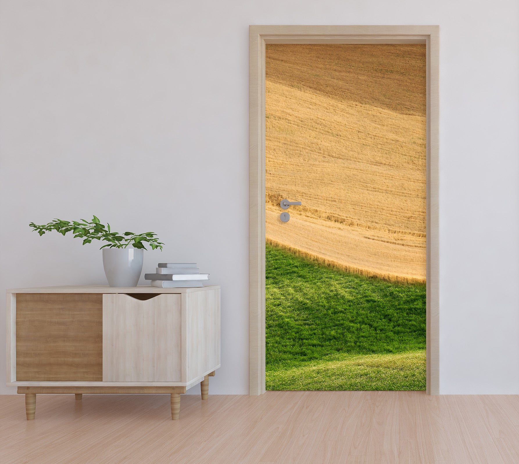 3D Lawn Hillside 121222 Marco Carmassi Door Mural