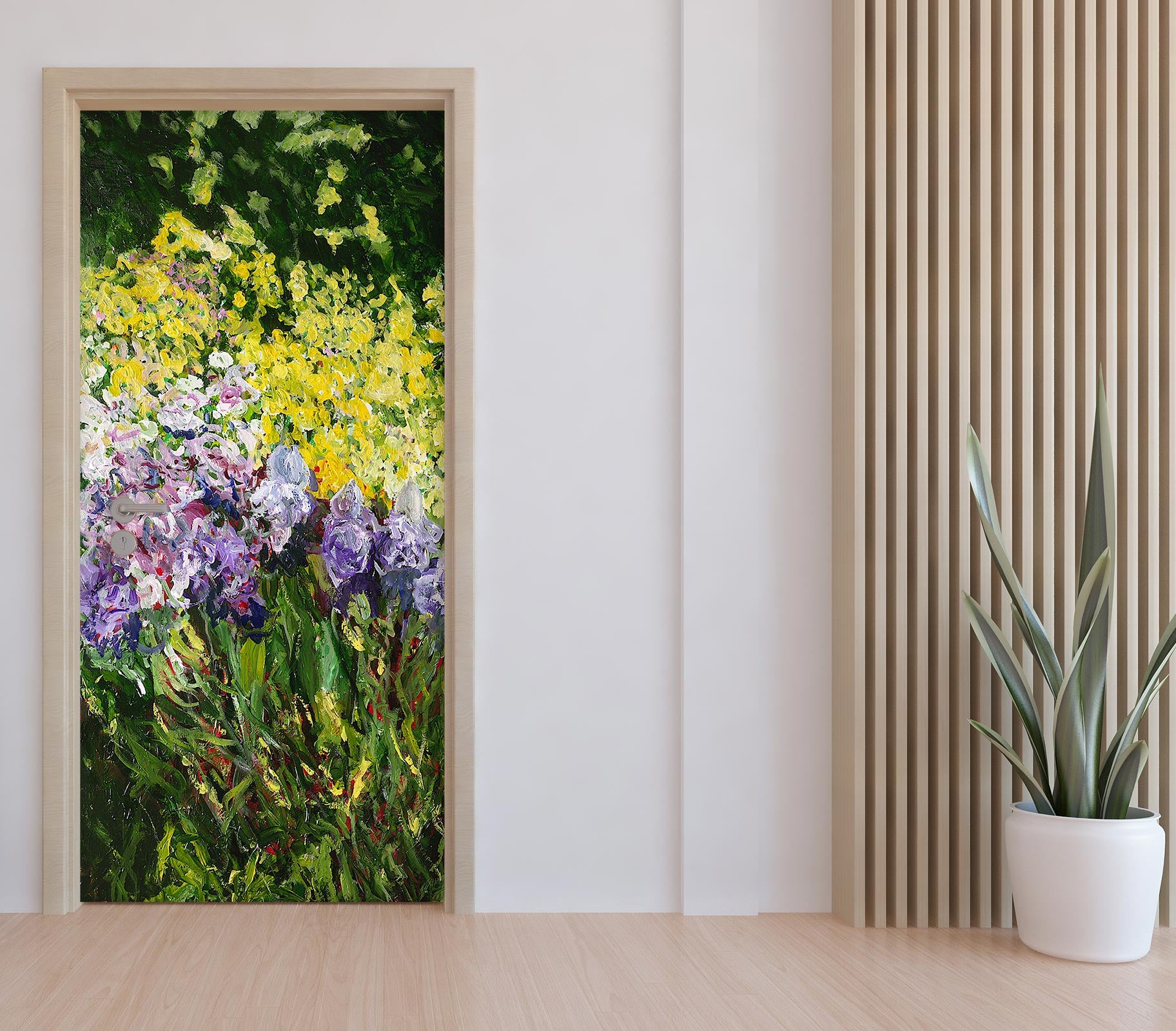 3D Flower Bush 9310 Allan P. Friedlander Door Mural