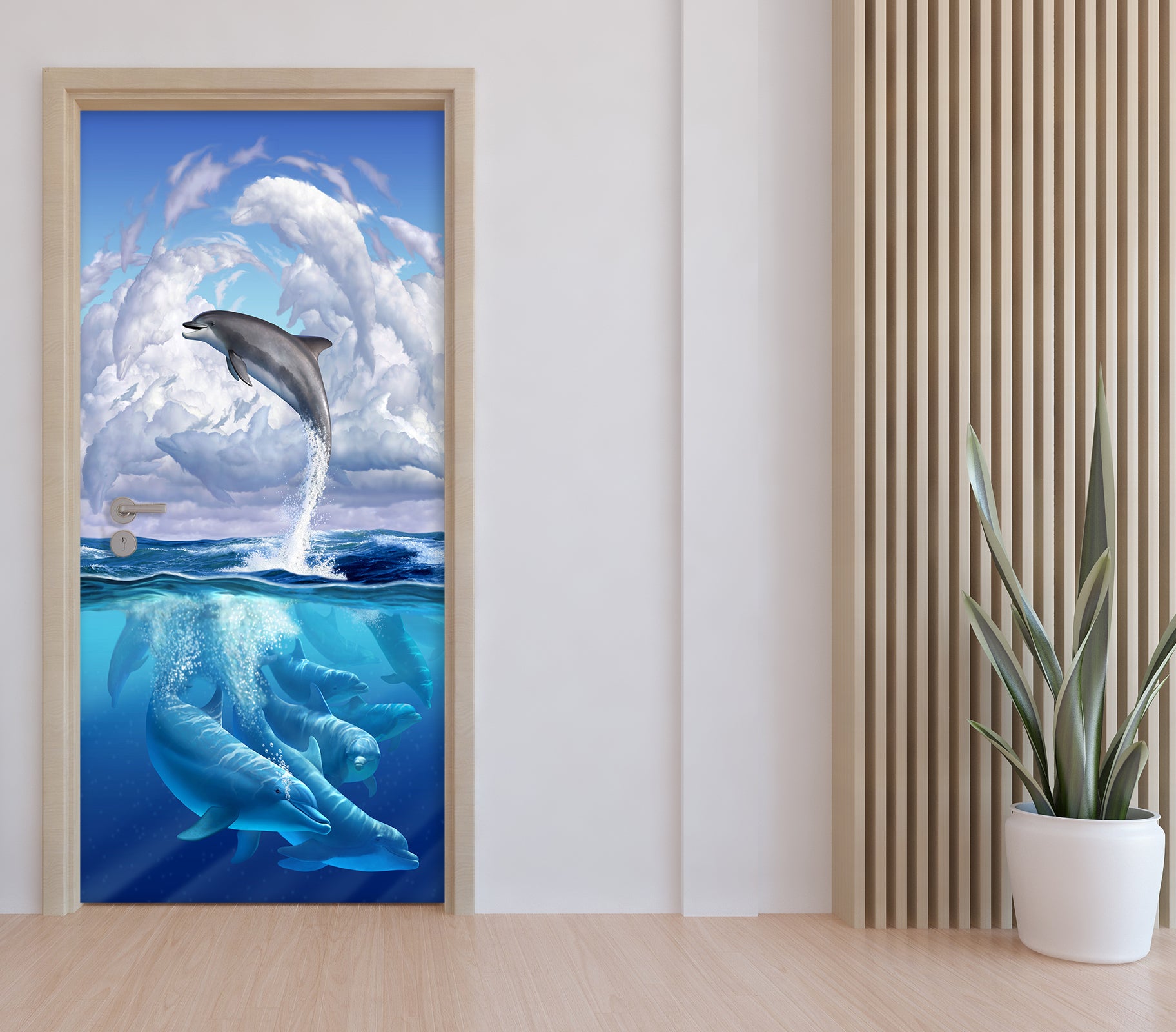 3D Whale 112126 Jerry LoFaro Door Mural