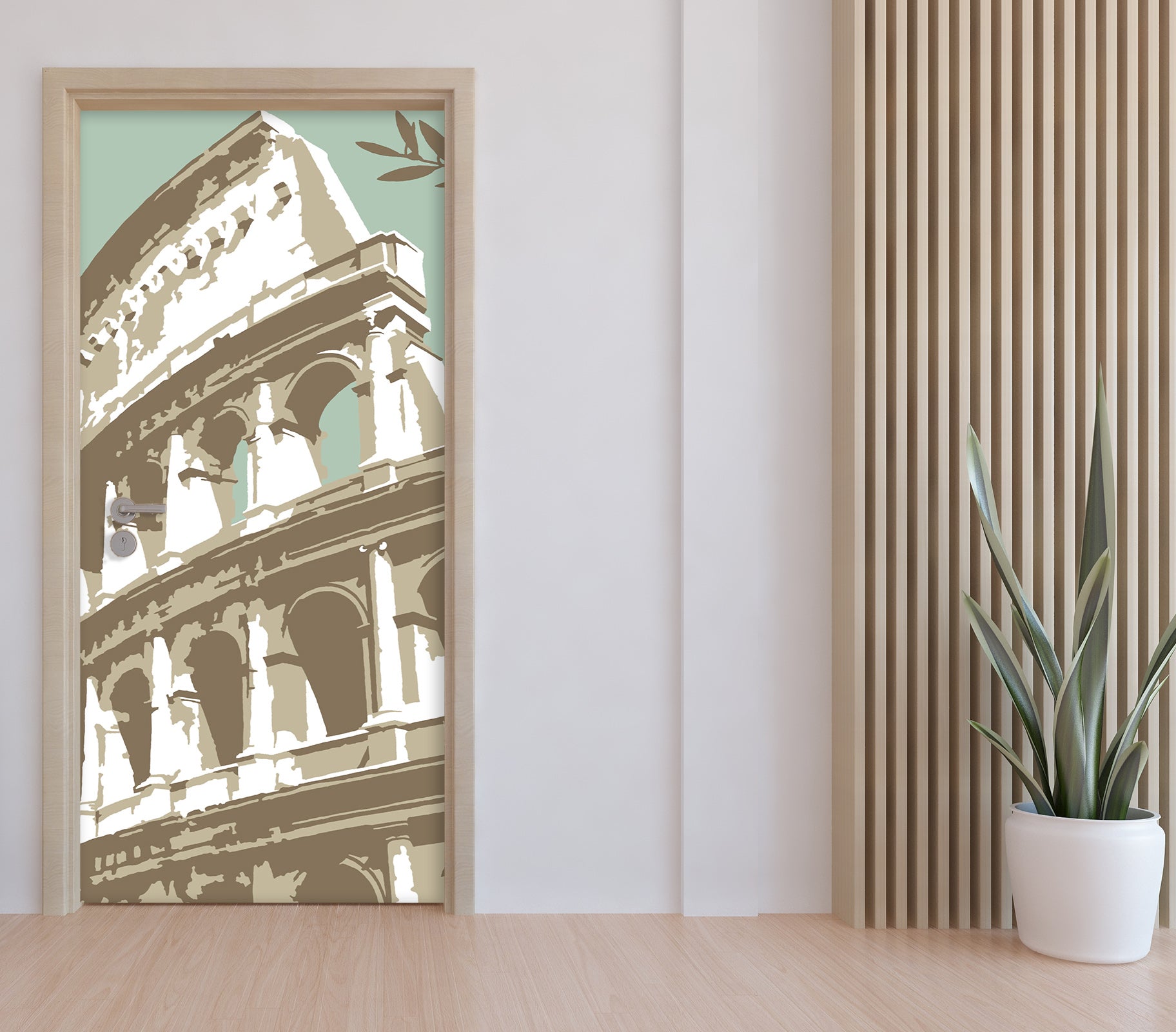 3D Heritage Building 9229 Steve Read Door Mural