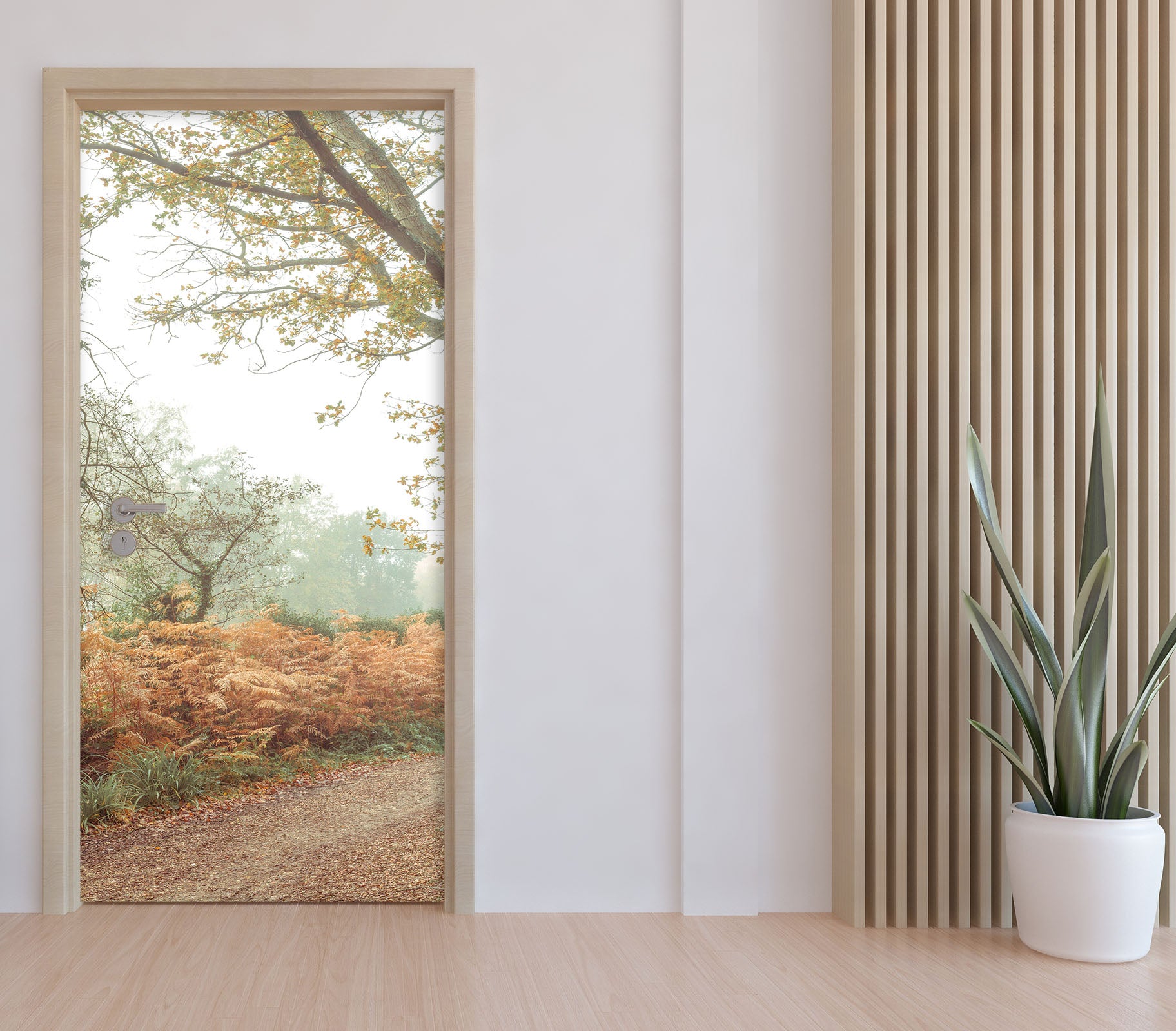 3D Forest Path 5084 Assaf Frank Door Mural