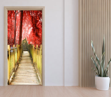 3D Bridge Tree 25093 Door Mural