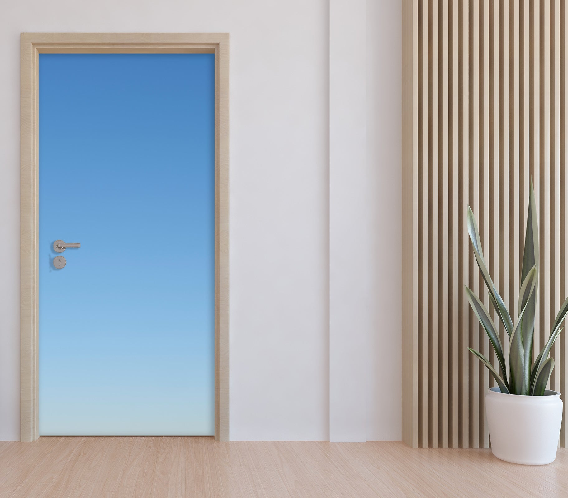 3D Blue Sky 5141 Assaf Frank Door Mural