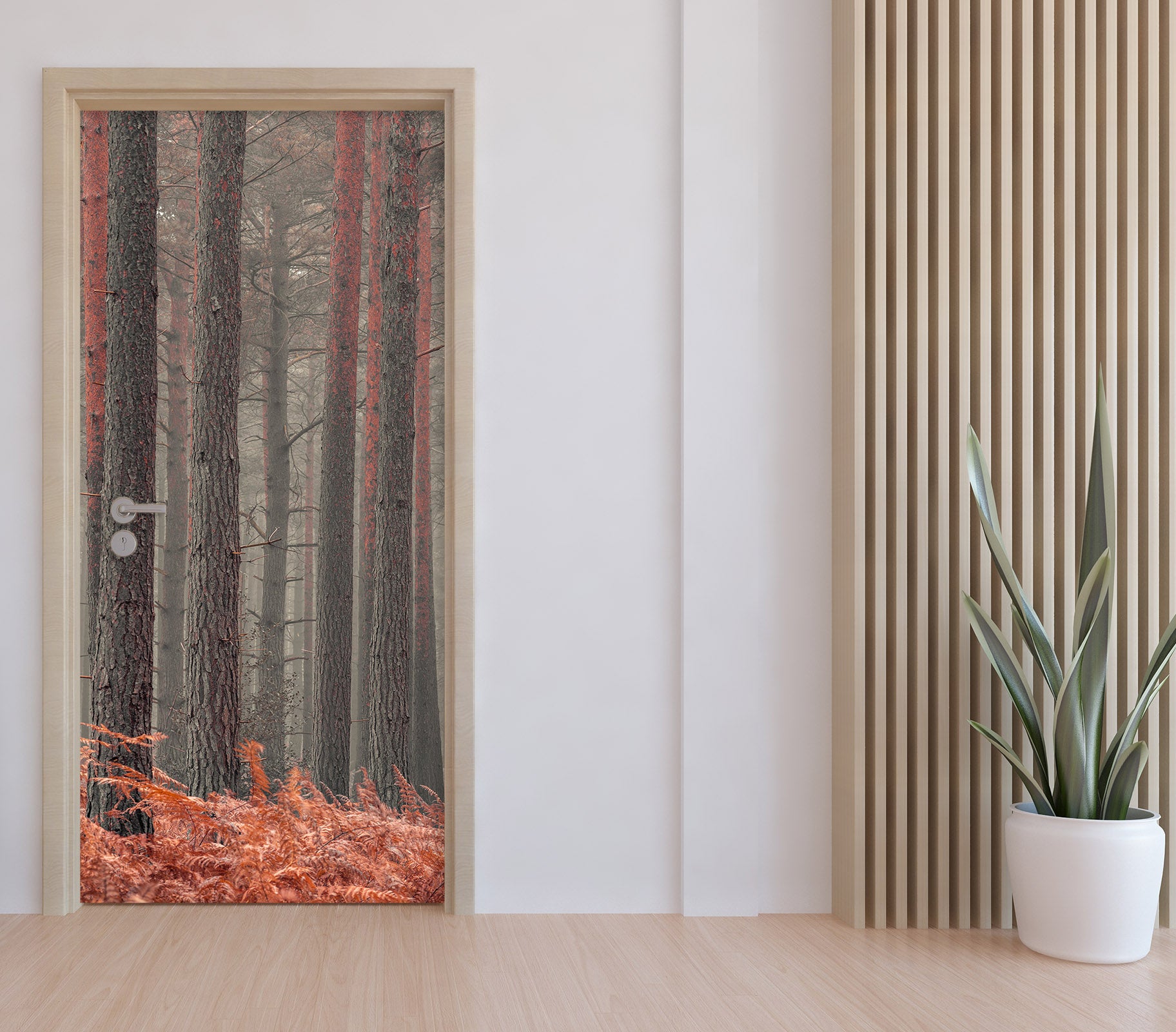 3D Trees Woods 106176 Assaf Frank Door Mural