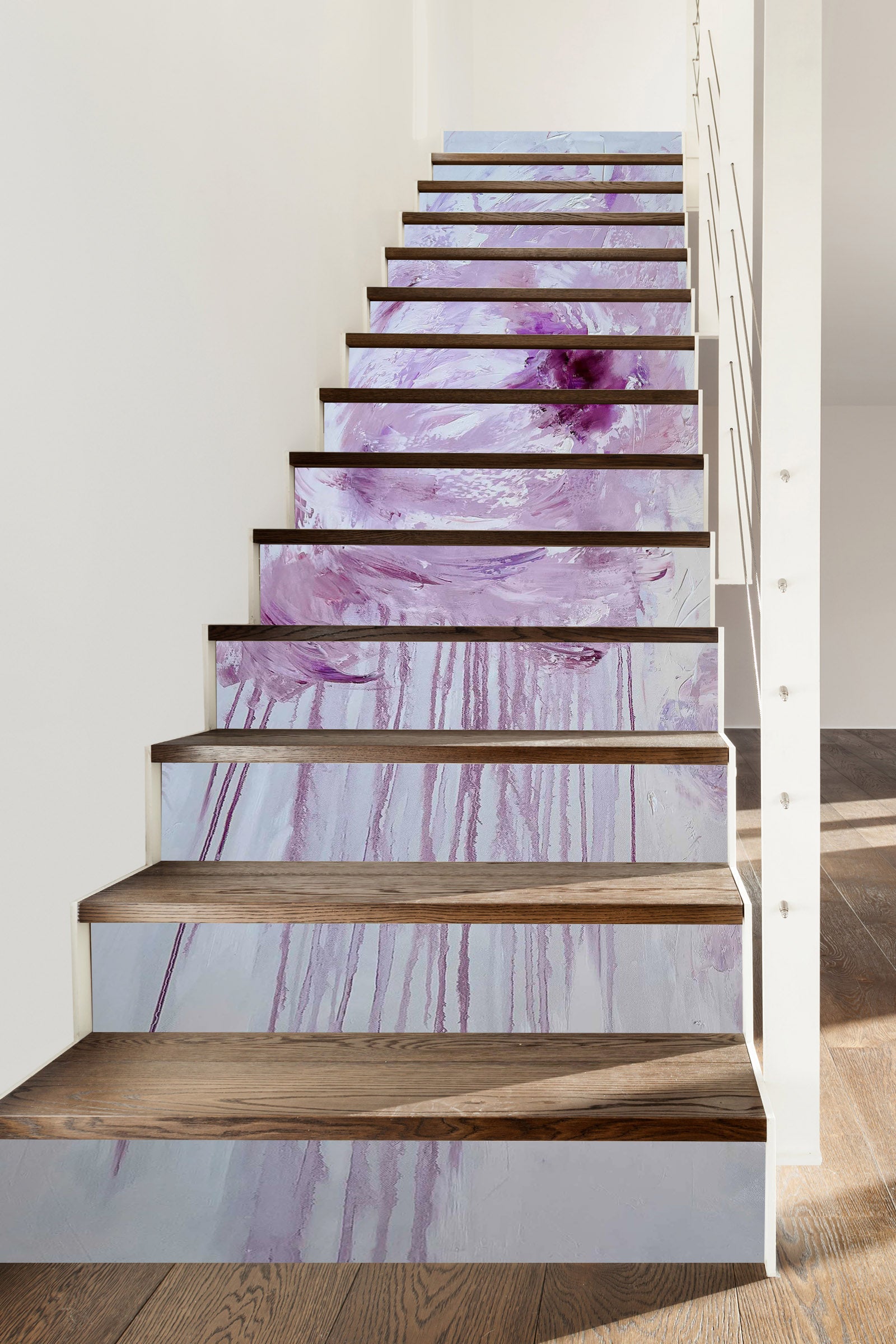 3D Watercolor Flower 3911 Skromova Marina Stair Risers