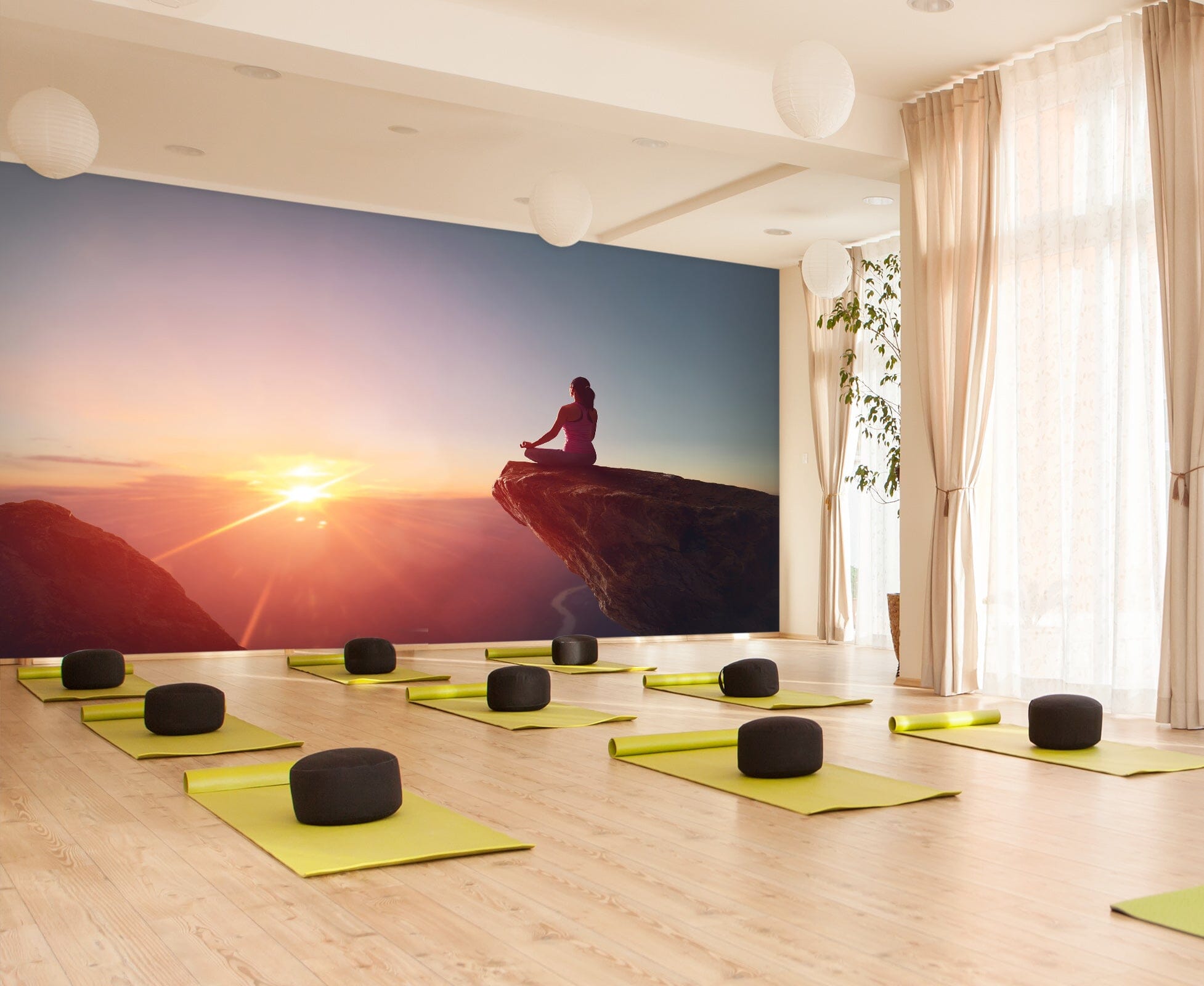 3D Peak Yoga 286 Wall Murals Wallpaper AJ Wallpaper 2 