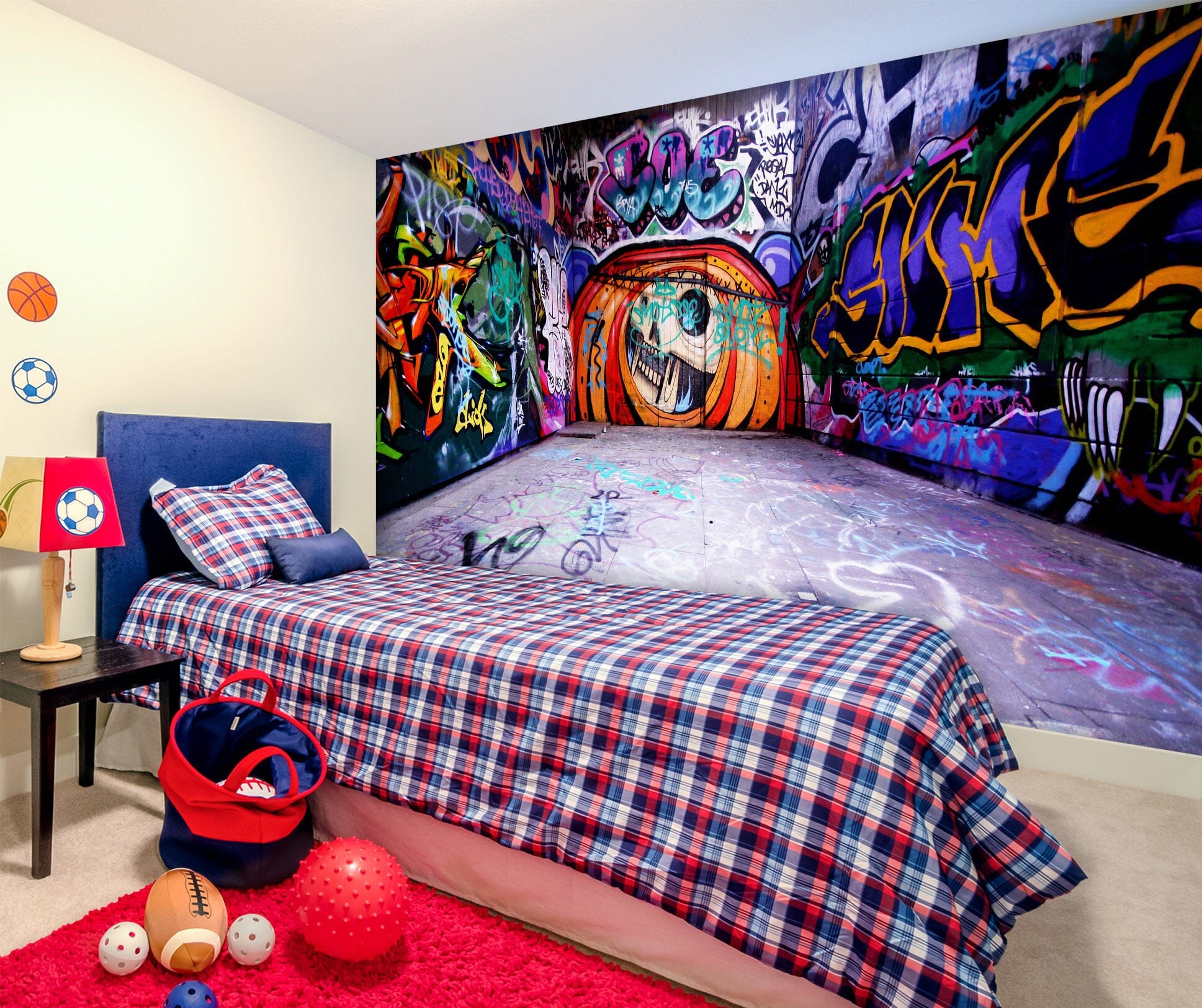 3D Color Graffiti 1631 Wall Murals Wallpaper AJ Wallpaper 2 