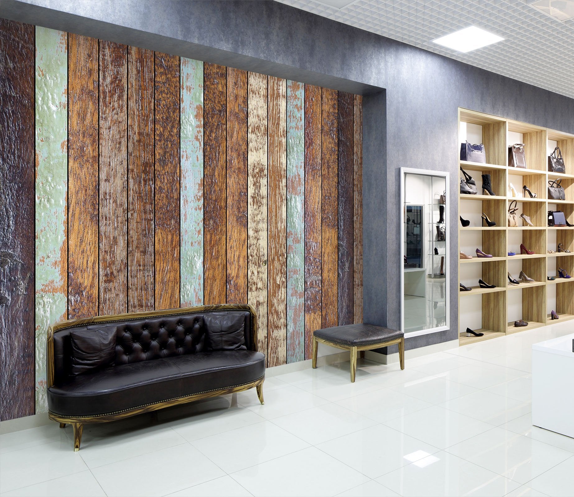 3D multiple color Brick wall 17 Wall Murals Wallpaper AJ Wallpaper 2 