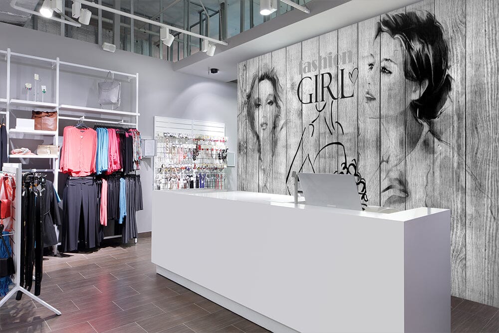 3D Sketch Girl 1600 Wall Murals Wallpaper AJ Wallpaper 2 