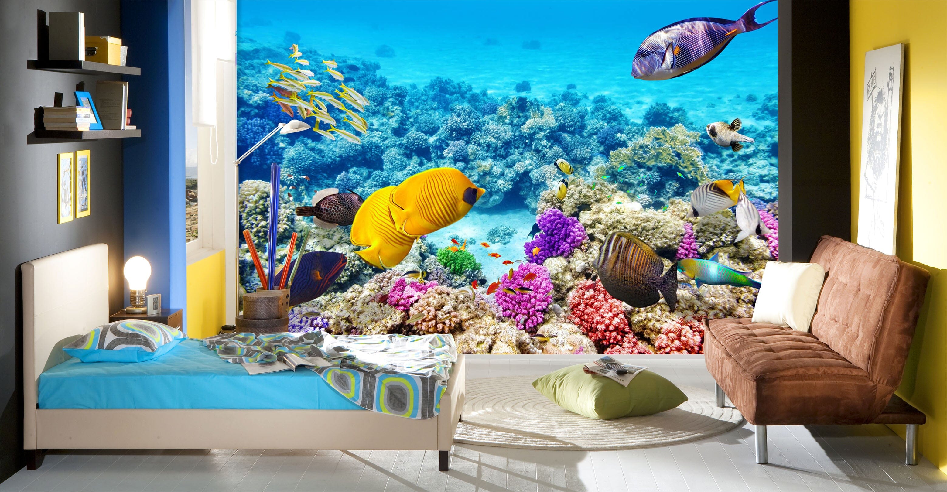 3D Color Coral 222 Wall Murals Wallpaper AJ Wallpaper 2 