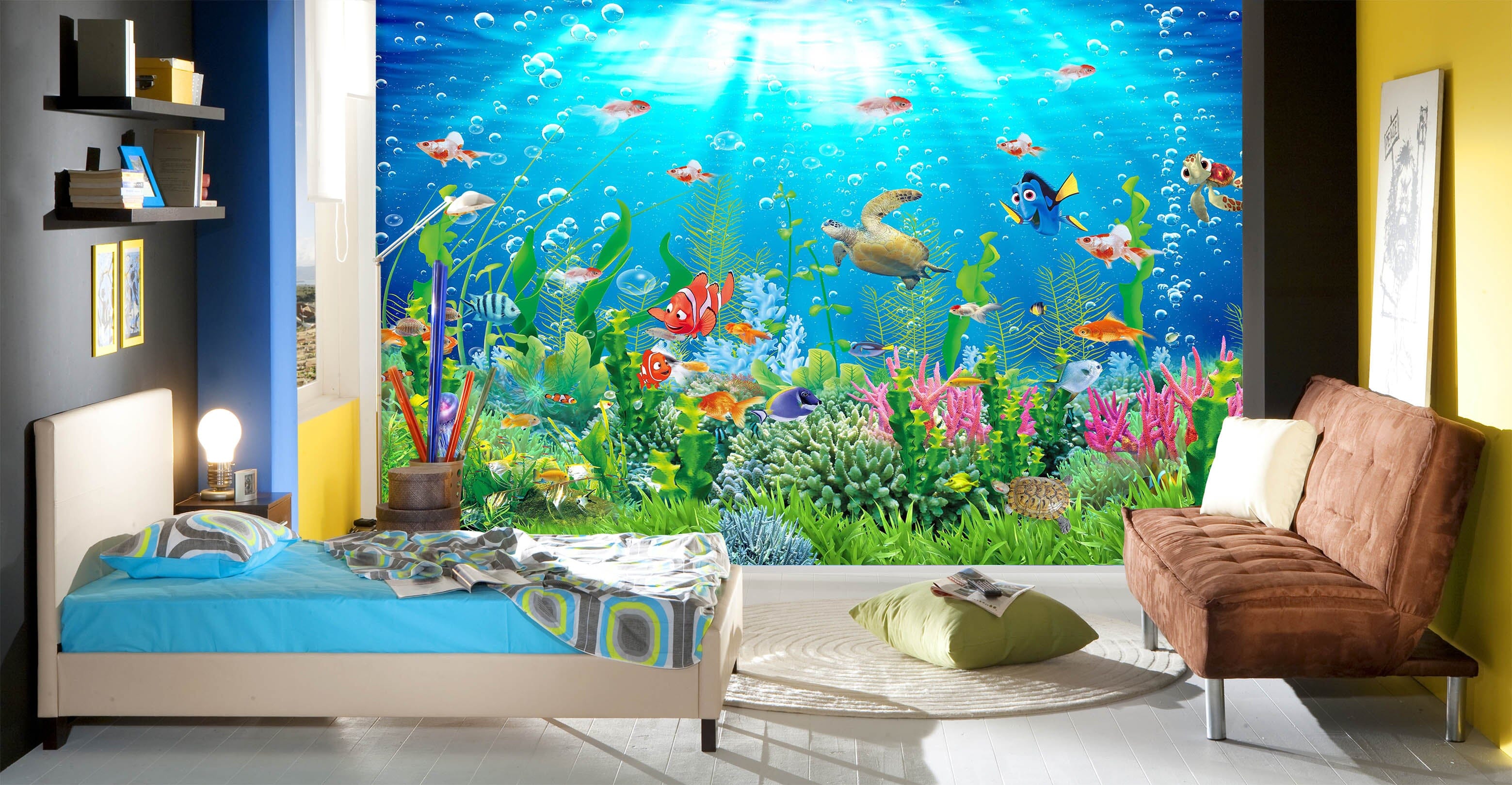 3D Underwater Park 1632 Wall Murals Wallpaper AJ Wallpaper 2 