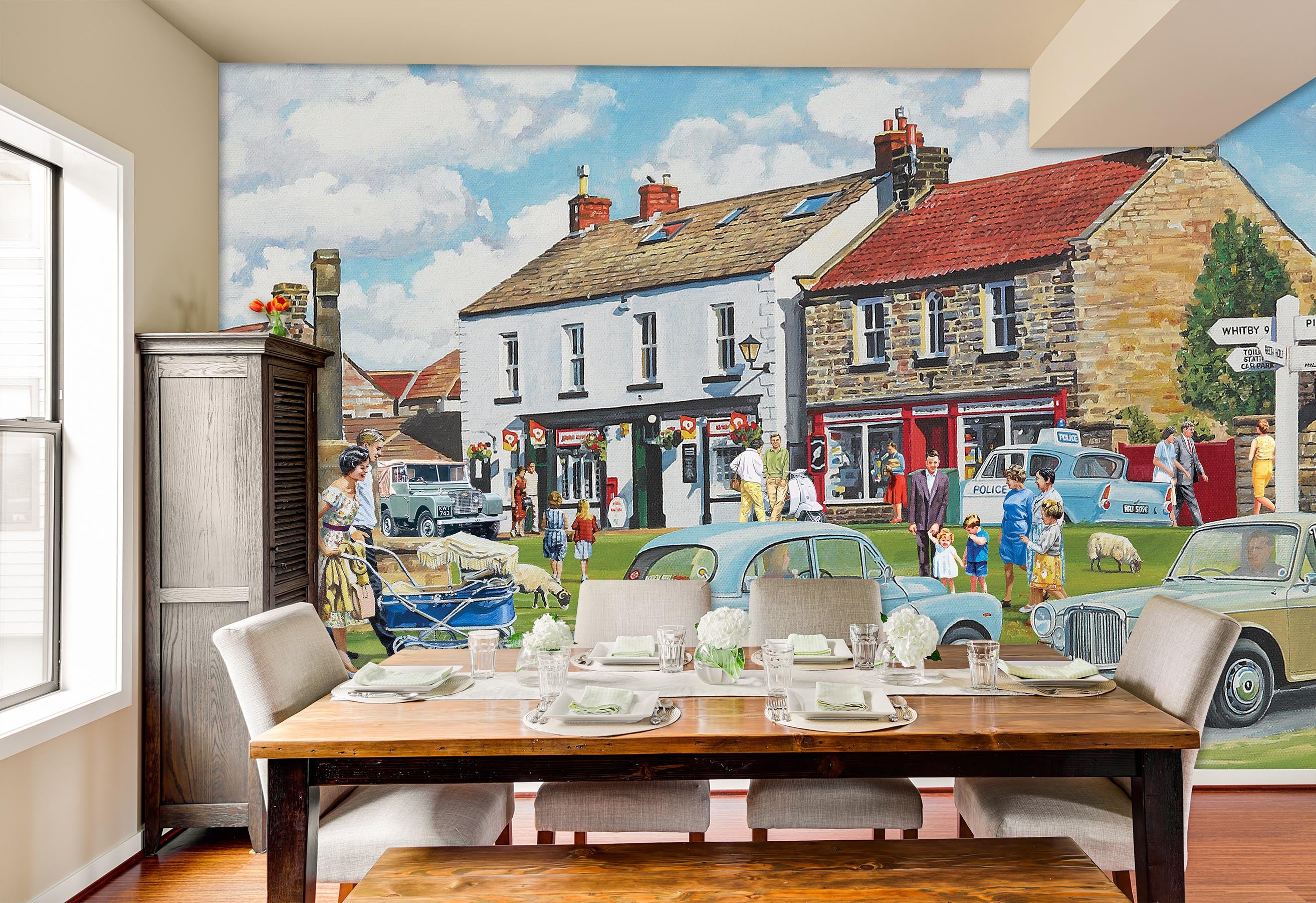 3D House Car 8922 Trevor Mitchell Wall Mural Wall Murals