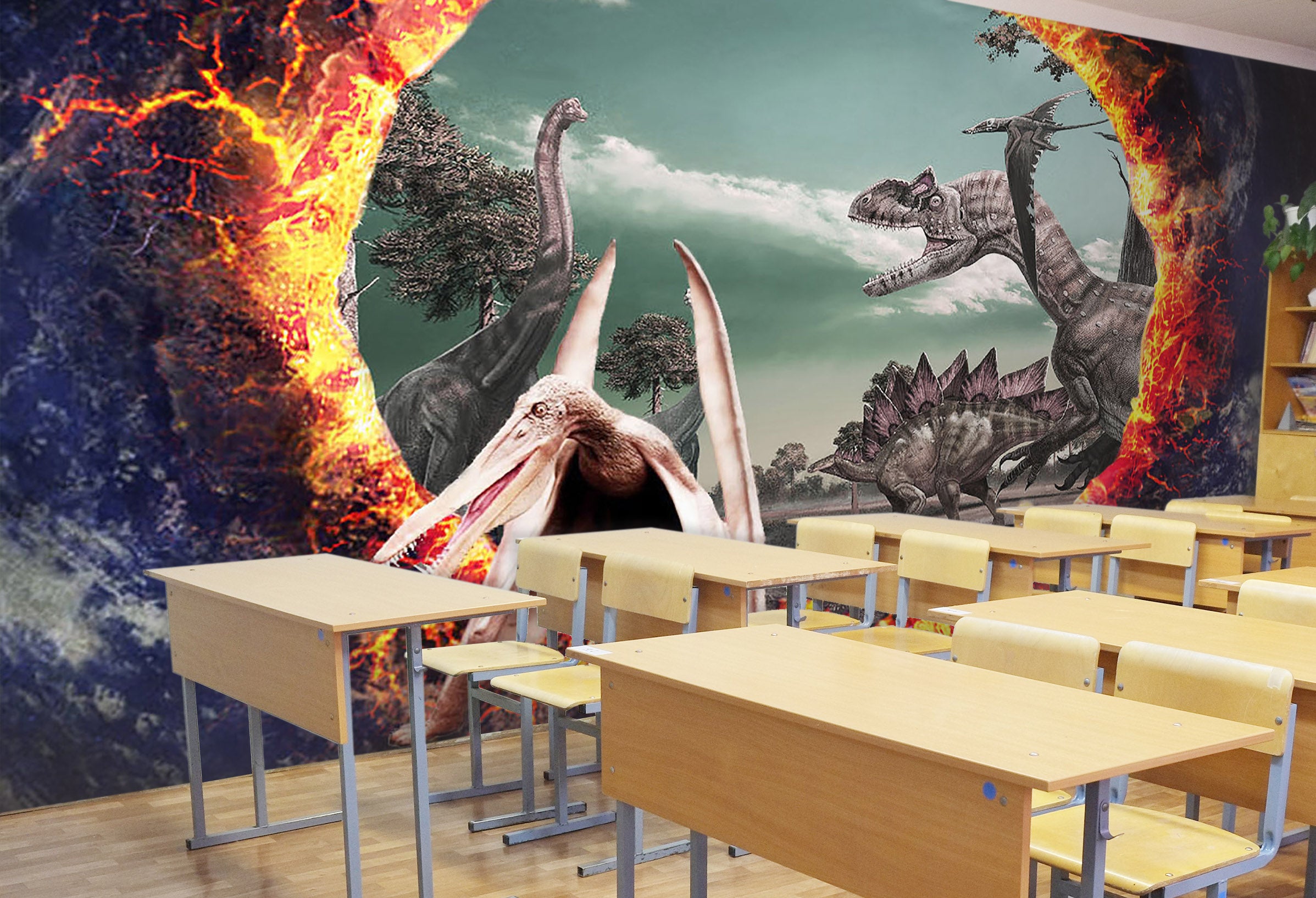 3D The dinosaur 61 Wall Murals Wallpaper AJ Wallpaper 2 