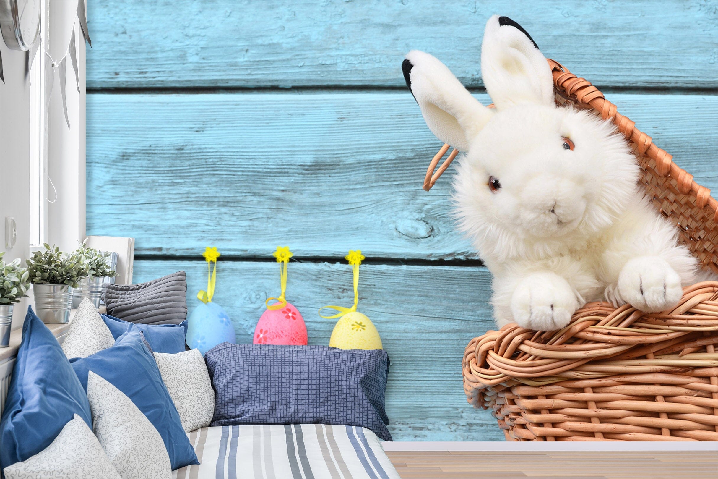 3D Rabbit Toy 105 Wall Murals Wallpaper AJ Wallpaper 2 