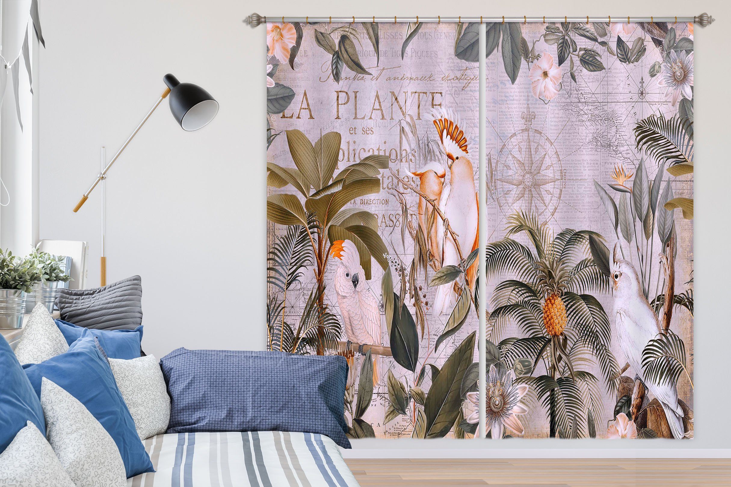 3D Bird Forest 082 Andrea haase Curtain Curtains Drapes Curtains AJ Creativity Home 