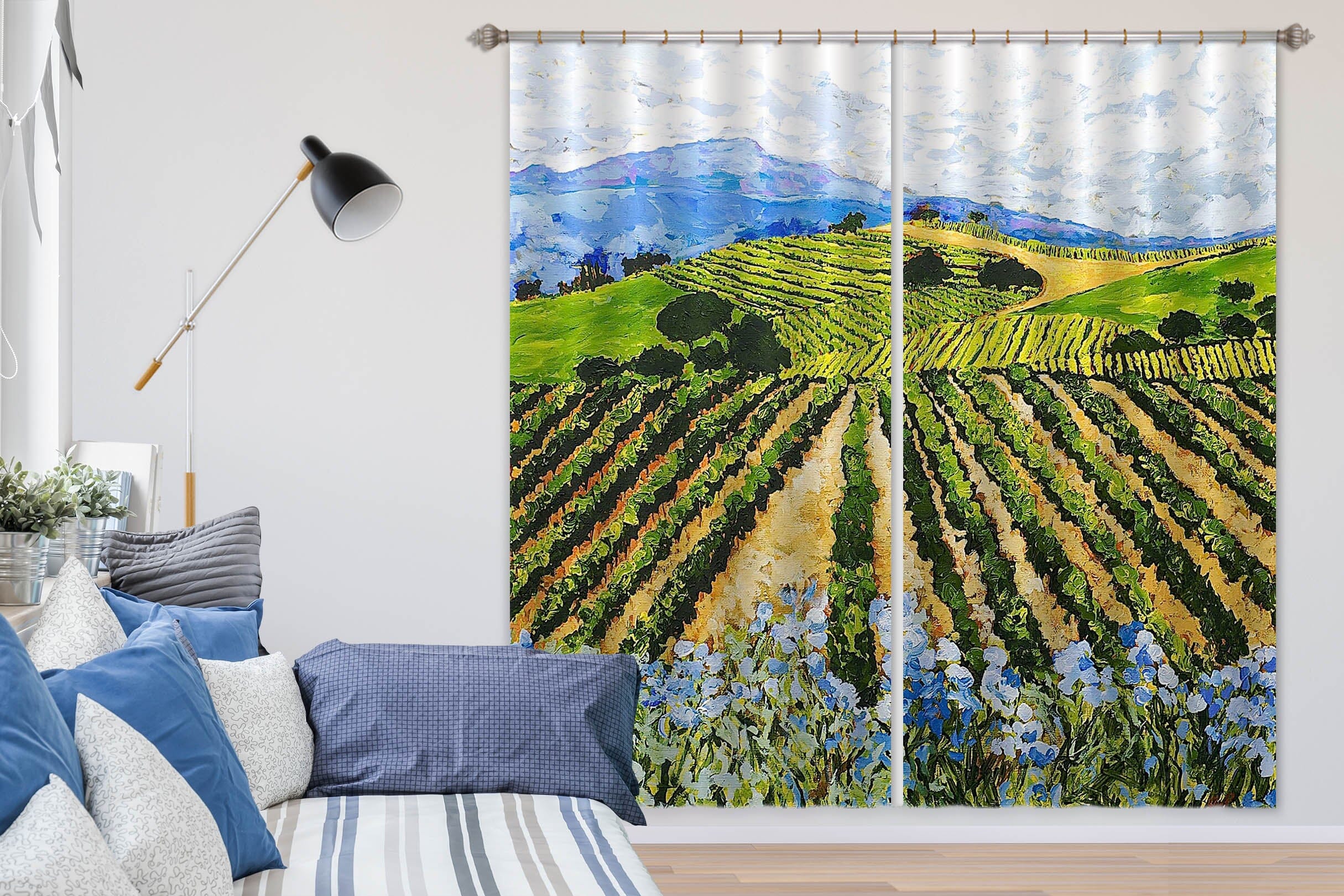 3D Field Plant 117 Allan P. Friedlander Curtain Curtains Drapes Curtains AJ Creativity Home 