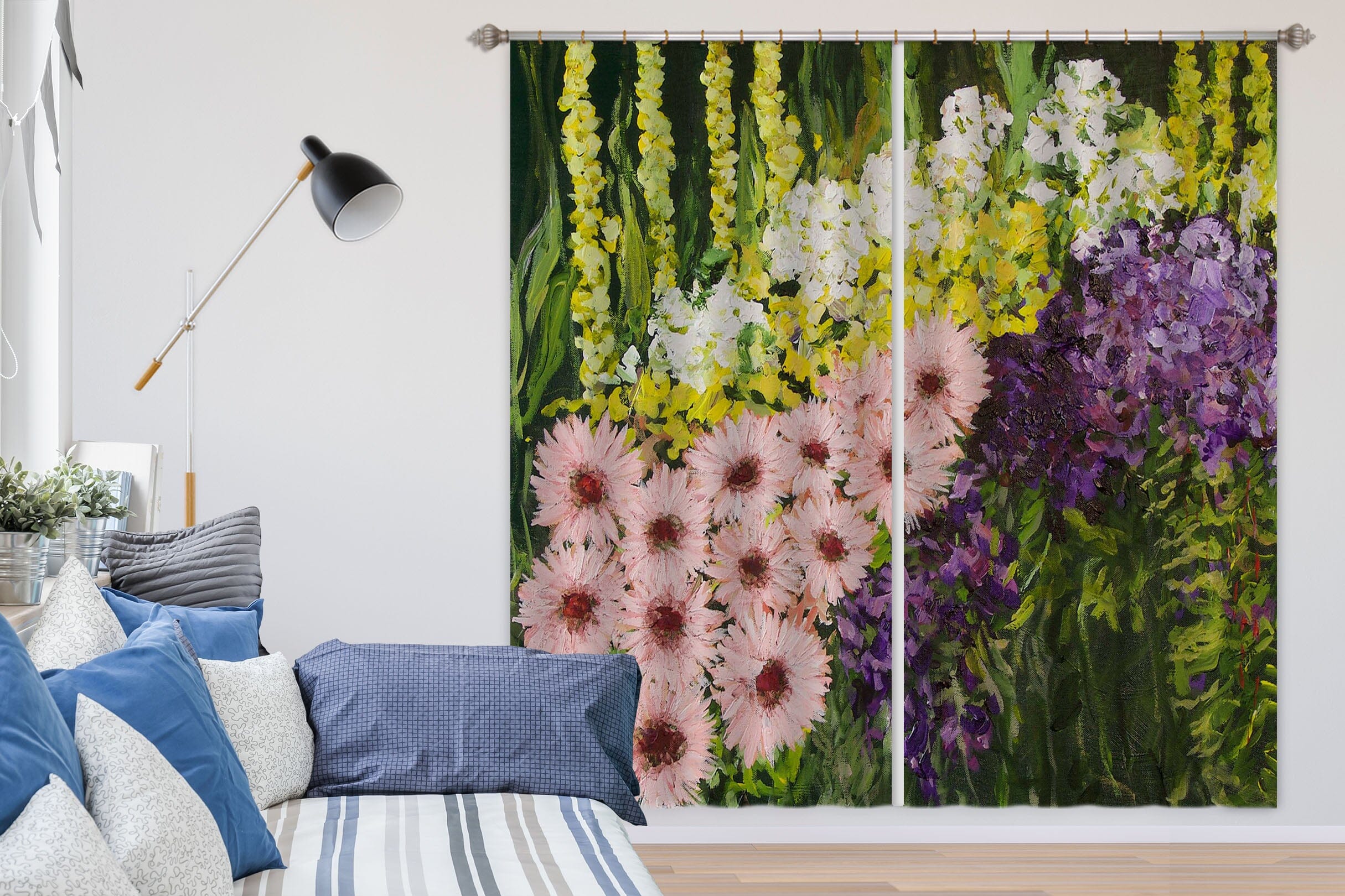 3D Flower Dance 2115 Allan P. Friedlander Curtain Curtains Drapes Curtains AJ Creativity Home 