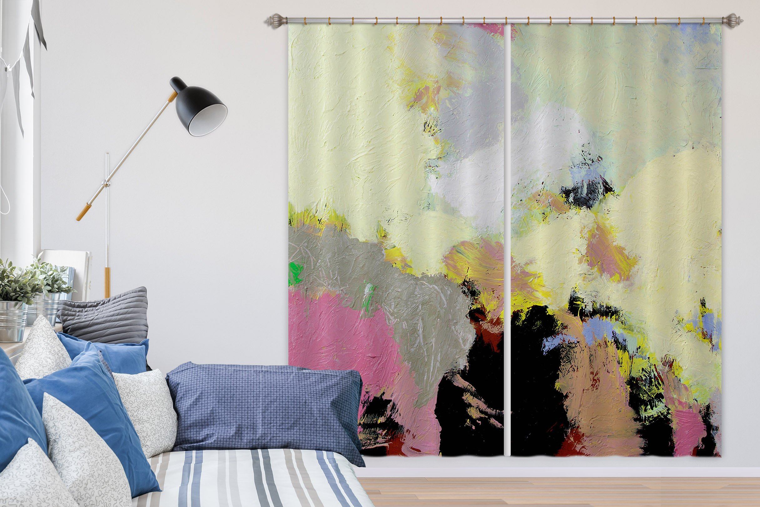 3D Abstract Painting 237 Allan P. Friedlander Curtain Curtains Drapes Curtains AJ Creativity Home 
