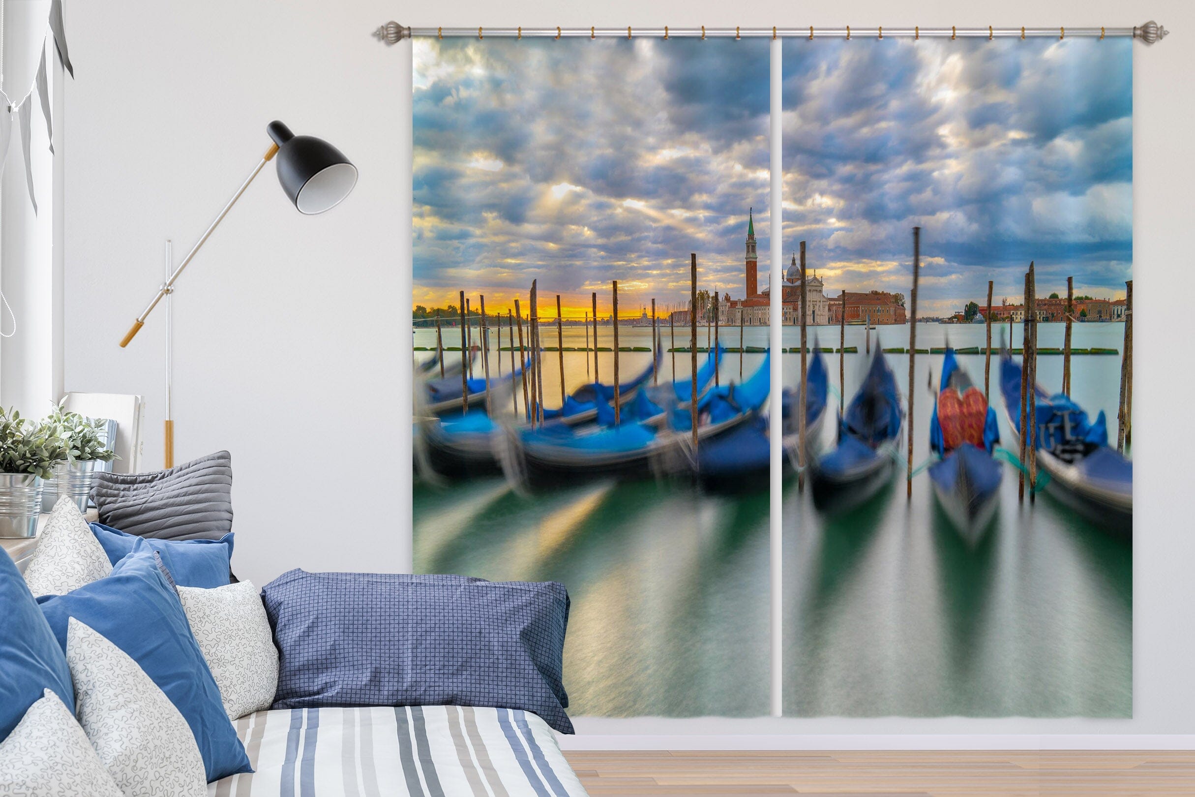 3D River Regatta 185 Marco Carmassi Curtain Curtains Drapes Curtains AJ Creativity Home 