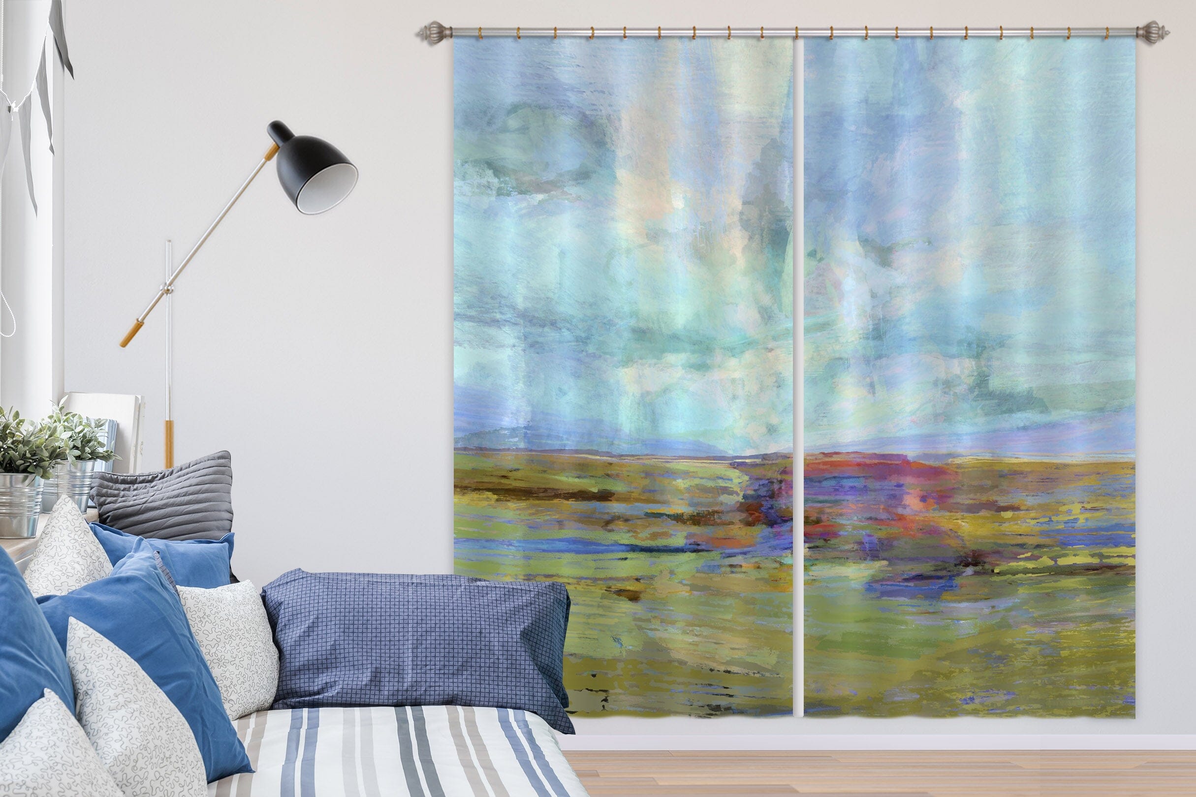 3D Green Grassland 056 Michael Tienhaara Curtain Curtains Drapes Curtains AJ Creativity Home 