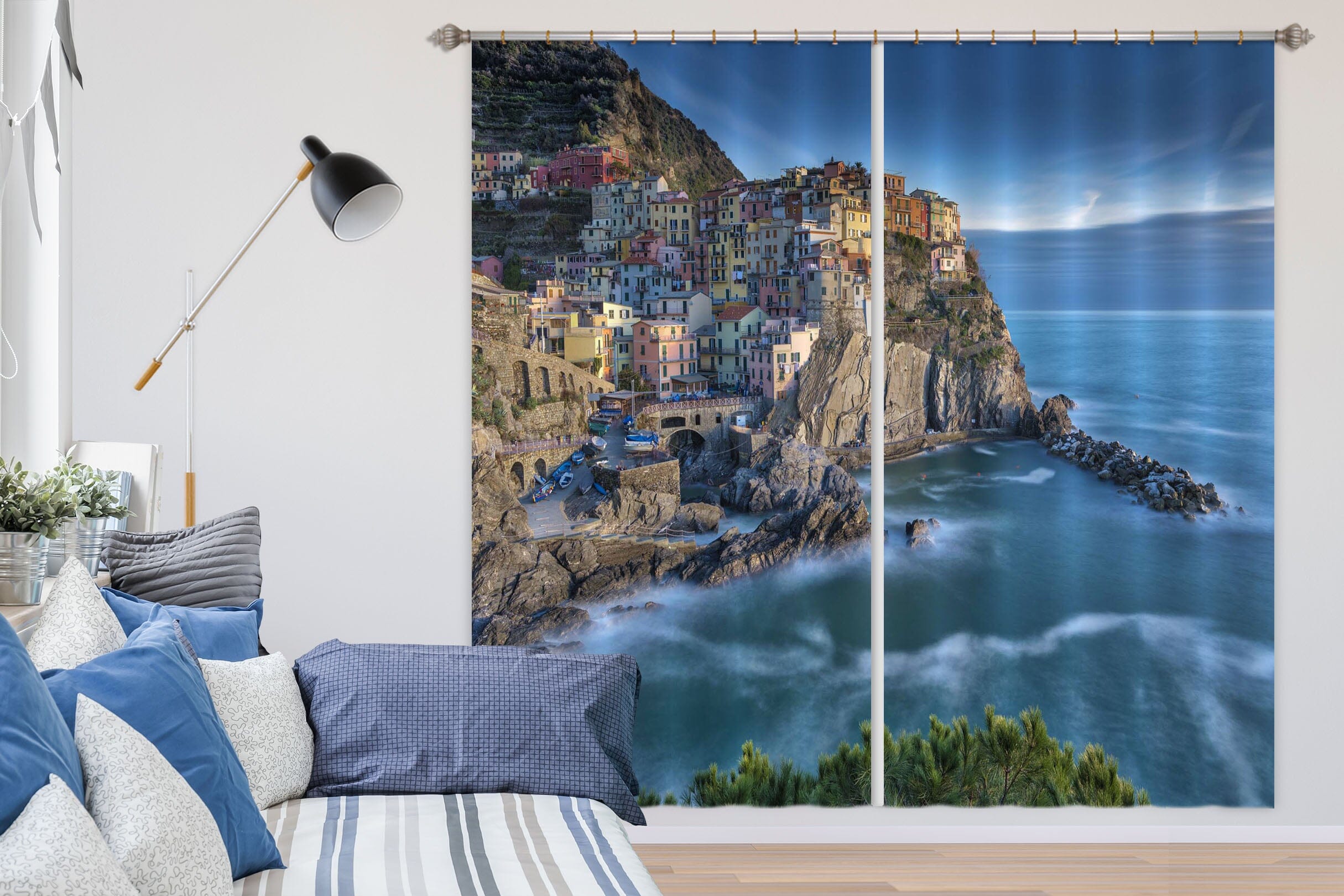 3D River Stones 174 Marco Carmassi Curtain Curtains Drapes Curtains AJ Creativity Home 