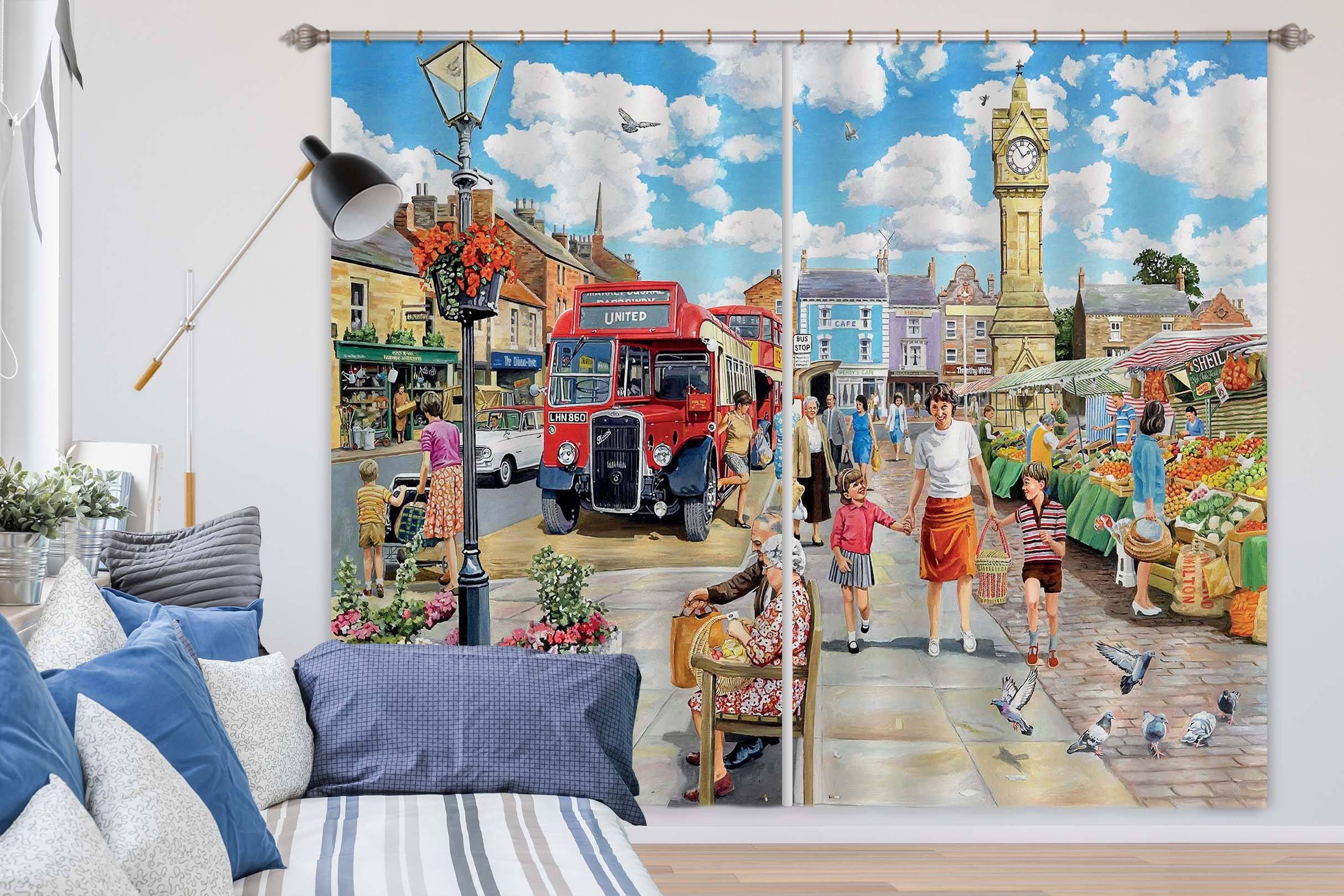 3D A Trip To The Shops 042 Trevor Mitchell Curtain Curtains Drapes Curtains AJ Creativity Home 