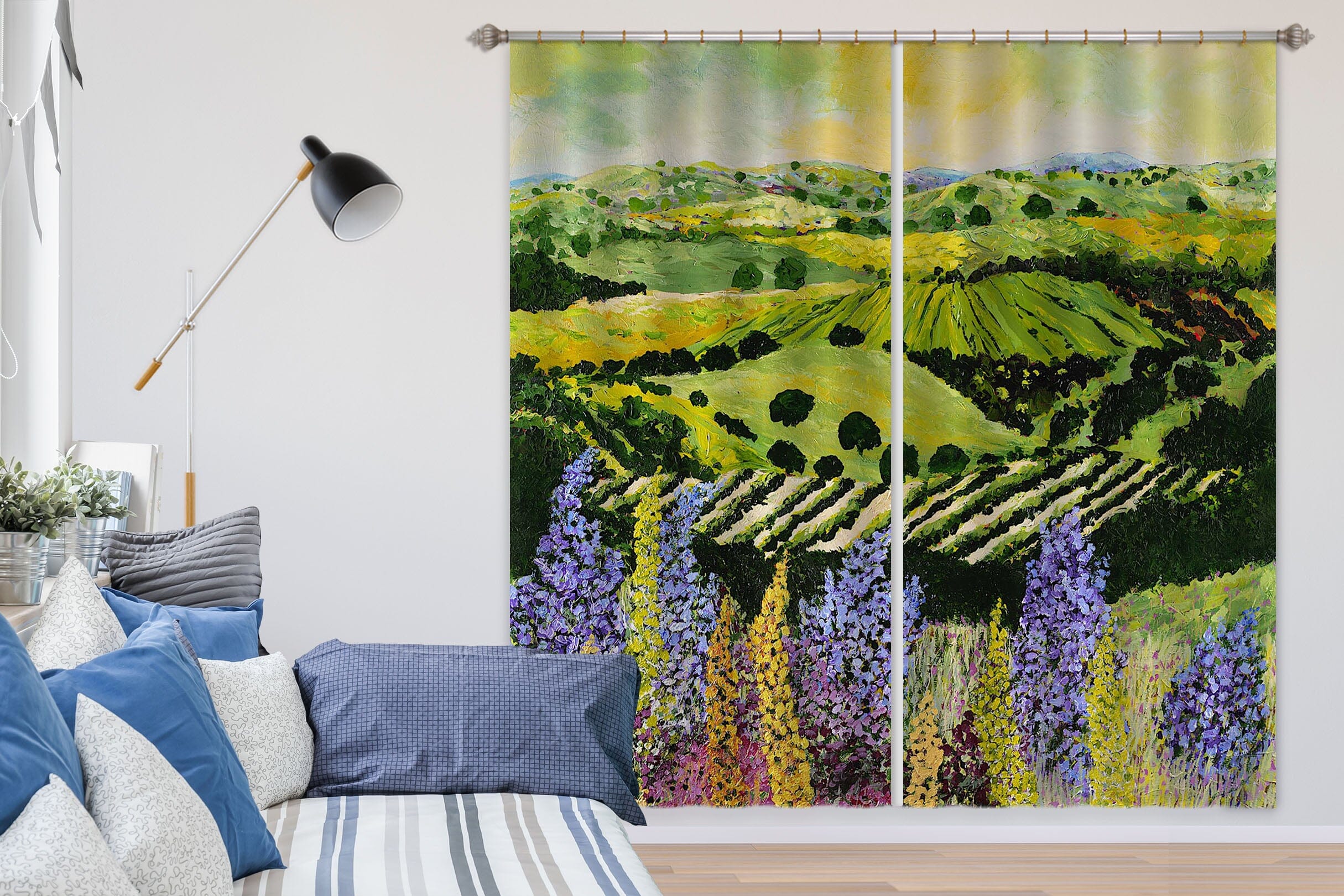 3D Wildflower Ridge 134 Allan P. Friedlander Curtain Curtains Drapes Curtains AJ Creativity Home 