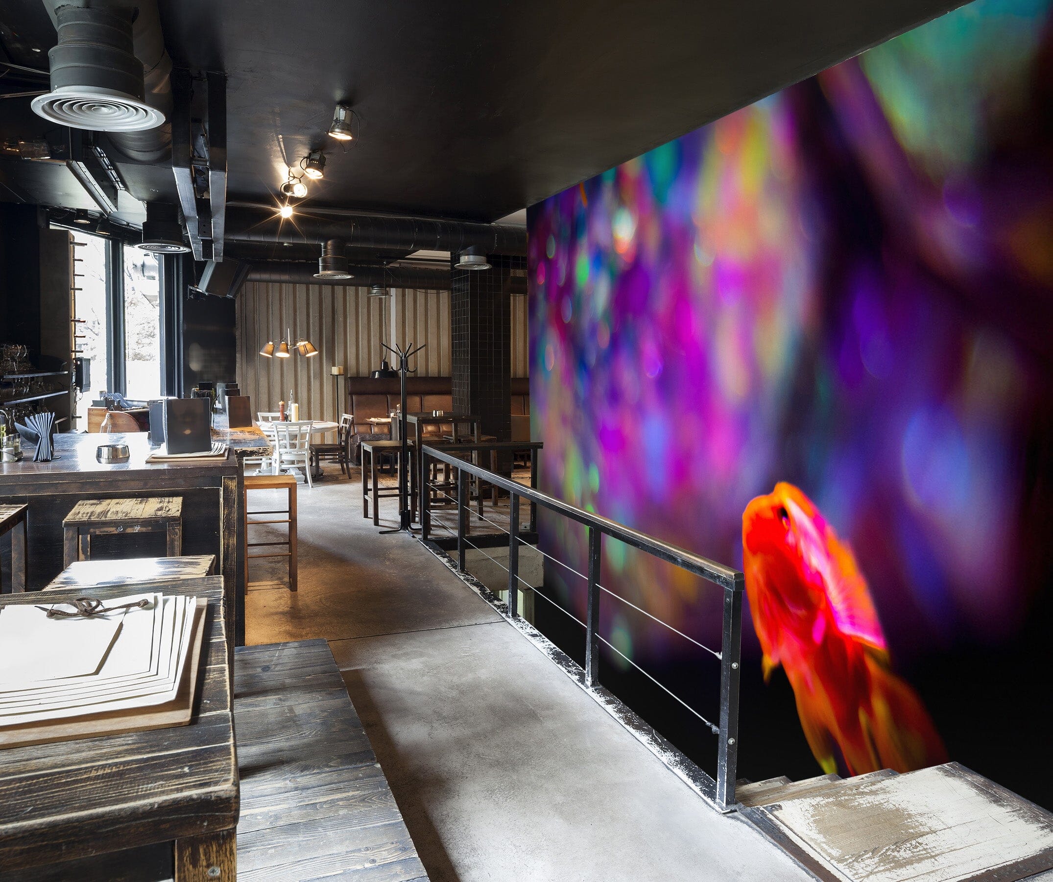 3D Colored Lights 101 Noirblanc777 Wall Mural Wall Murals Wallpaper AJ Wallpaper 2 