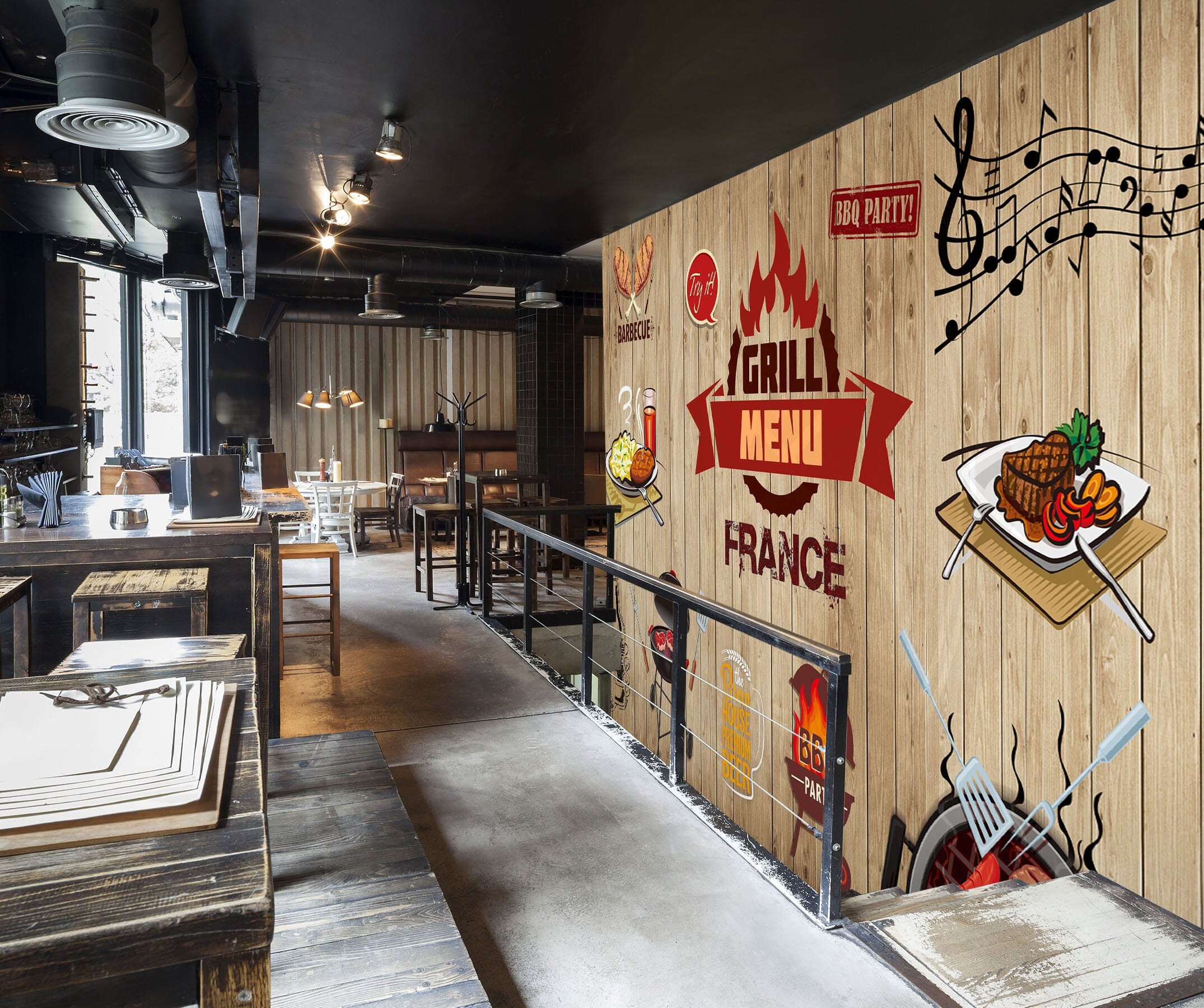 3D Good Tasting Food 028 Wall Murals Wallpaper AJ Wallpaper 2 